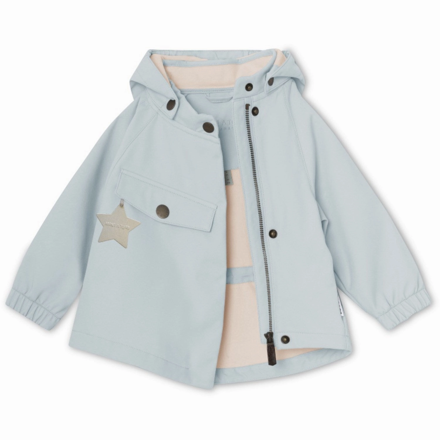 Mild Day Outfit Mini A ture Pearl Blue Wai Spring Softshell Jacket. GRS