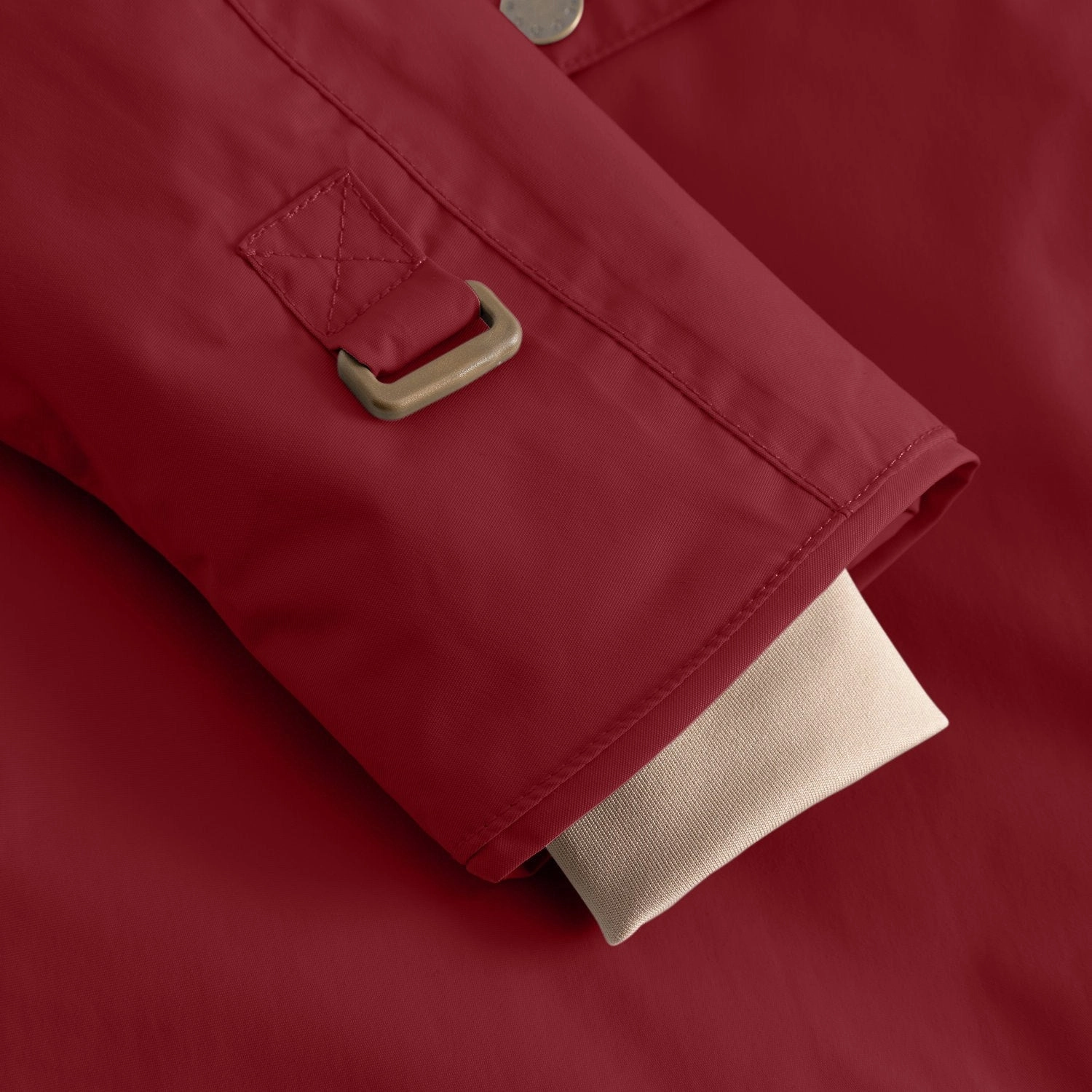 Mini A ture Red Merlot Matwang Fleece Lined Winter Jacket. GRS Casual Work Look Hypoallergenic Padding