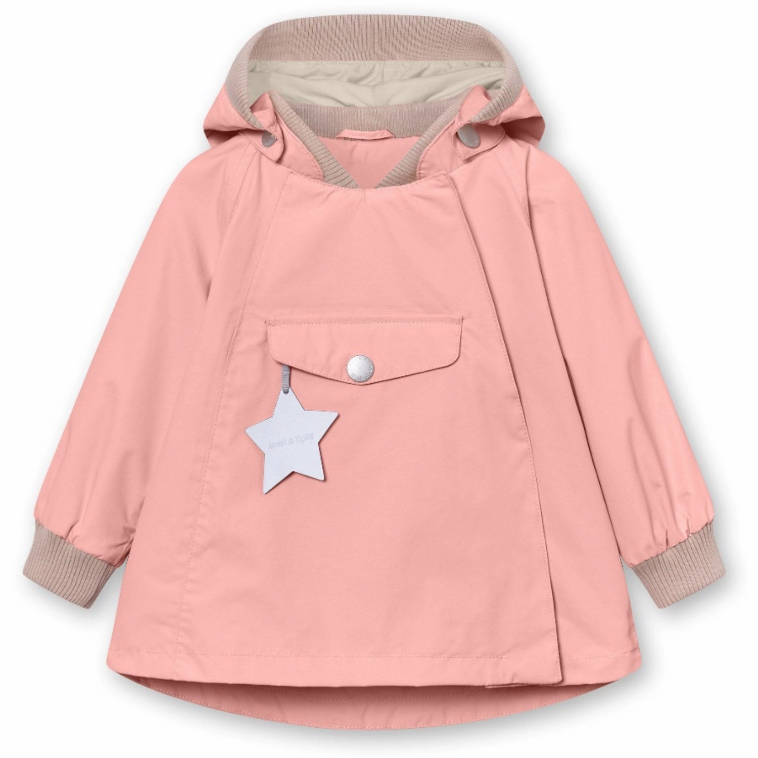 Mini A ture Rose Tan Wai Spring Jacket. GRS Classic Zip Up Foldable Storage
