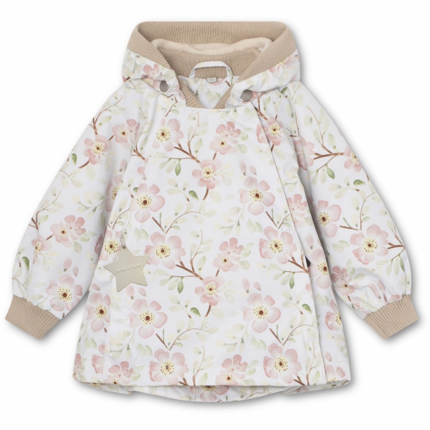 Relaxed Comfort Mini A ture Sakura Spring Wiami Fleece Lined Printed Spring Jacket. GRS