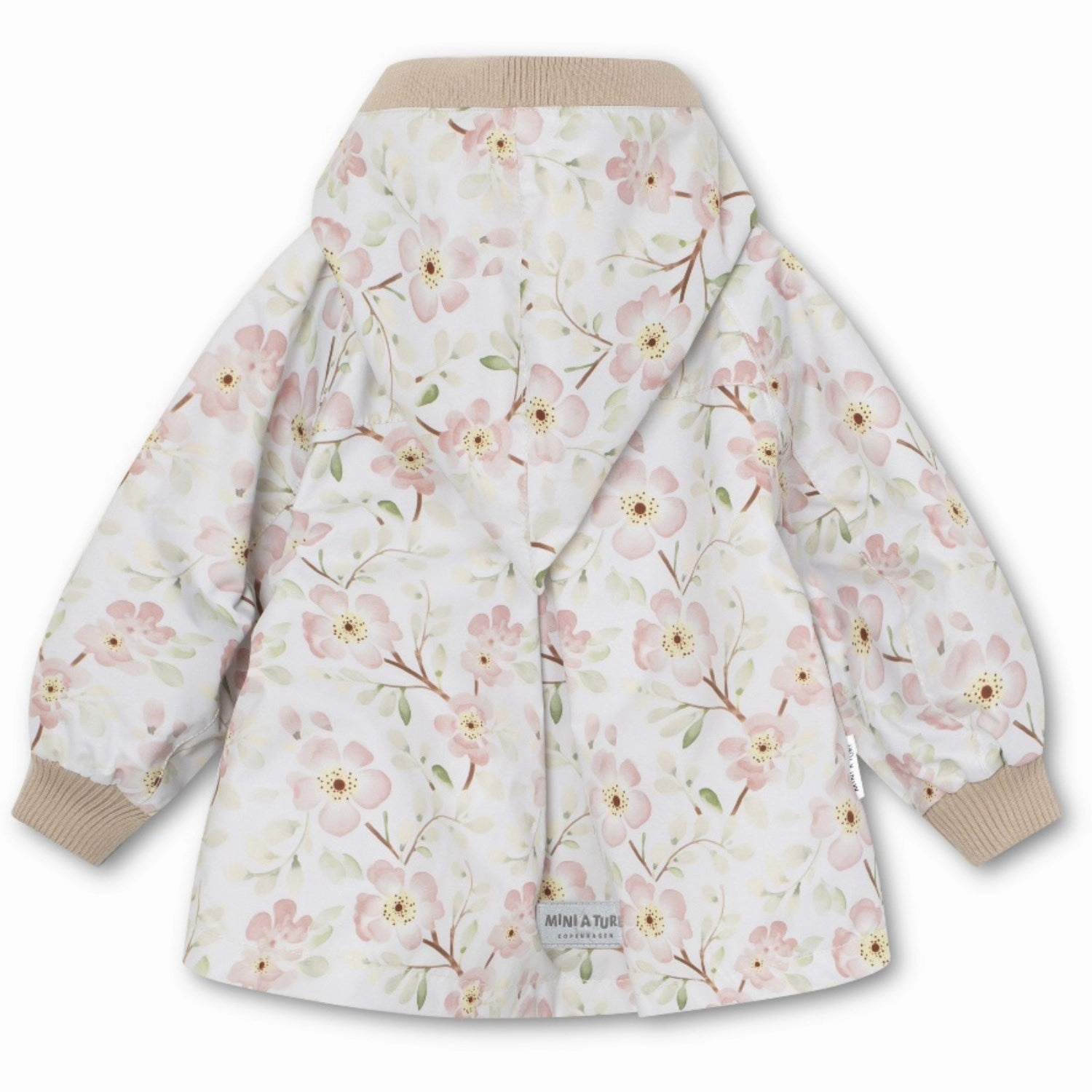 Mini A ture Sakura Spring Wiami Fleece Lined Printed Spring Jacket. GRS Glow In Dark Accents Wet Wicking