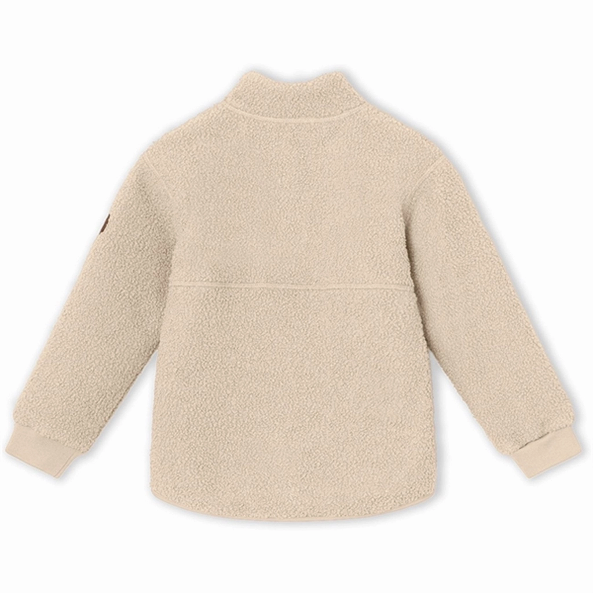 MINI A TURE Saleh Teddy Fleece Jacket Sand Dollar Double Layered Hood
