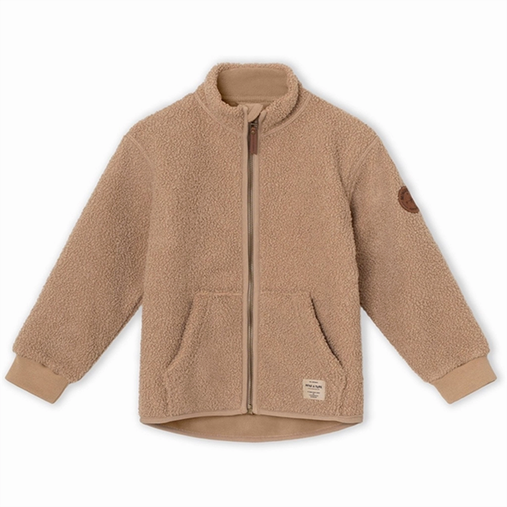 Crisp Walk Look Weatherproof Construction MINI A TURE Saleh Teddy Fleece Jacket Savannah Tan