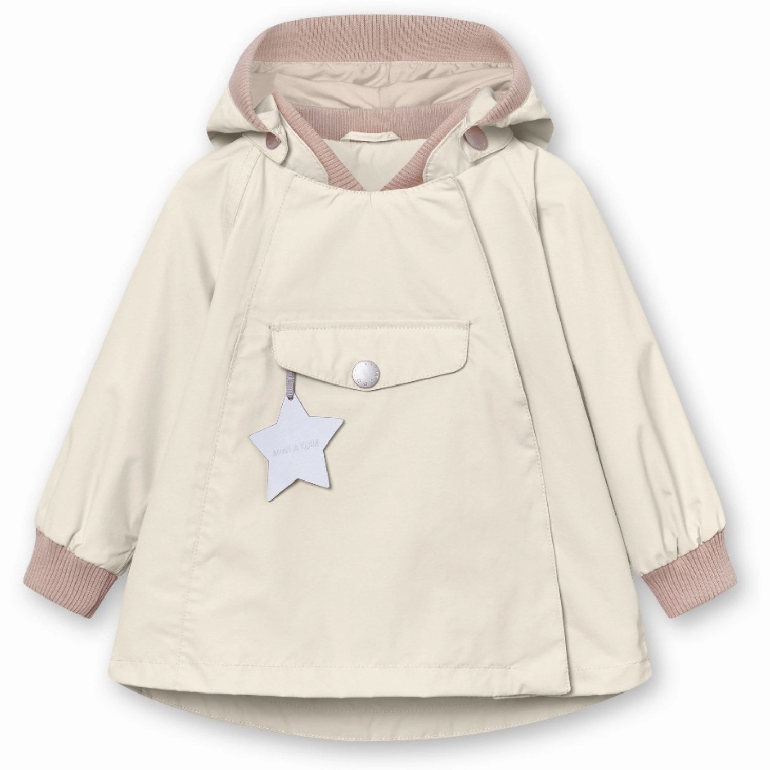 Mini A ture Sandshell Wai Spring Jacket. GRS Simple Detail OdorResistantFabric