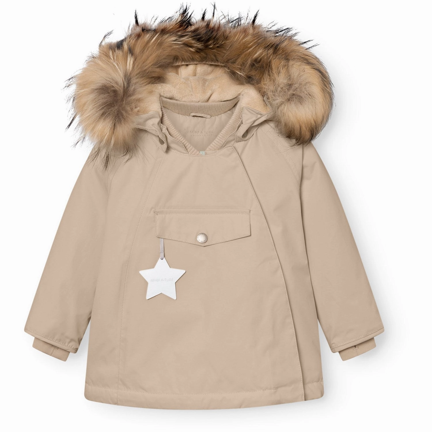 Flexible Joint Mobility Autumn Ready Mini A ture Savannah Tan Matwang Fleece Lined Winter Jacket Fur. GRS