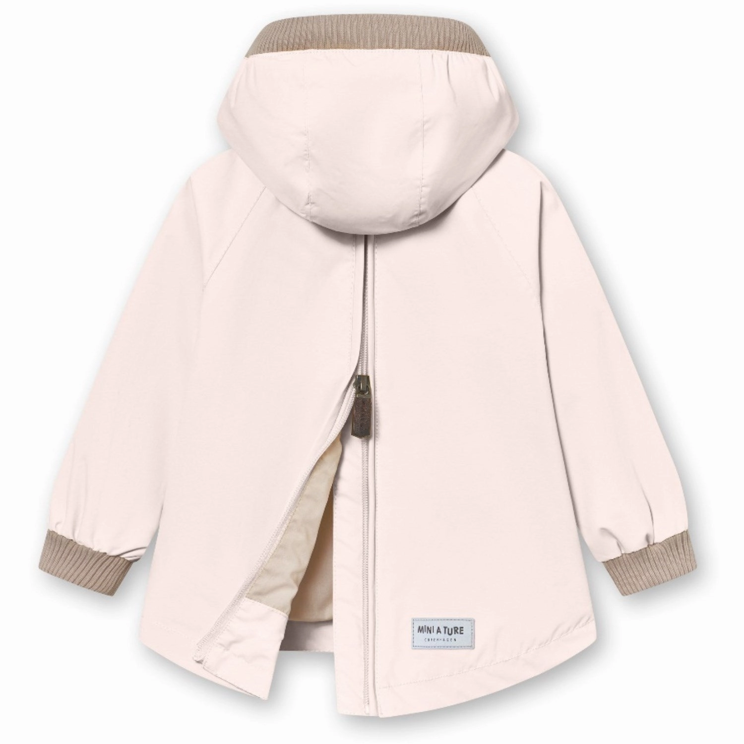 Eco Friendly Coating Mini A ture Silver Peony Babyvito Spring Anorak. GRS