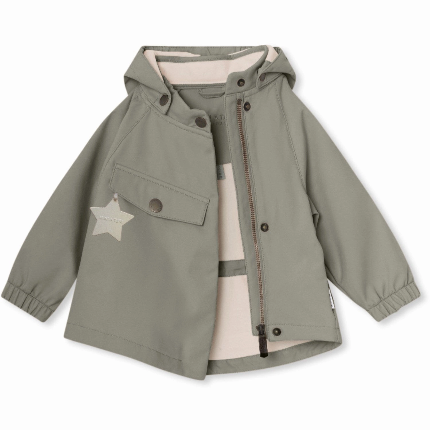 Mini A ture Vert Wai Spring Softshell Jacket. GRS Flexible Cuffs Cozy Fit