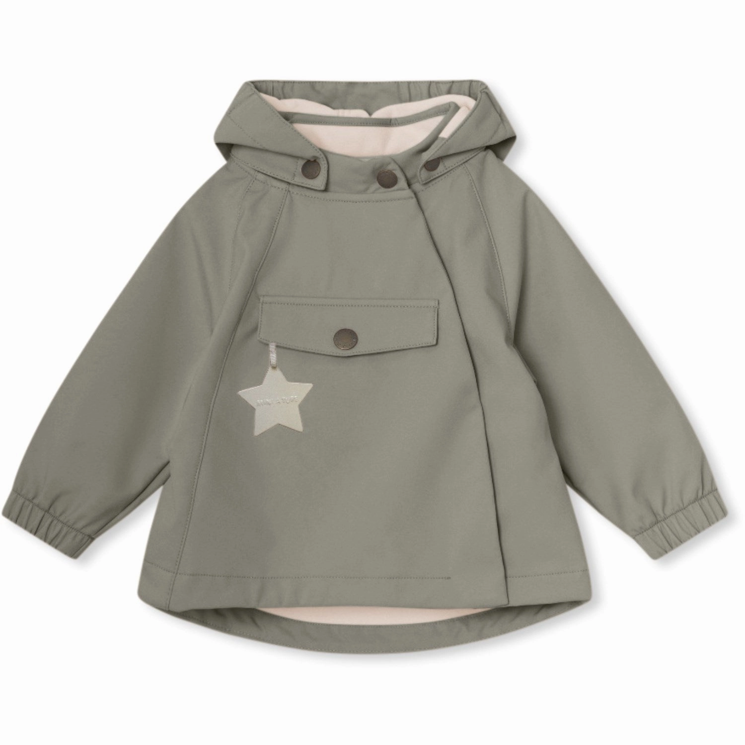 Water Resistant Fabric Windbreaker Style Mini A ture Vert Wai Spring Softshell Jacket. GRS