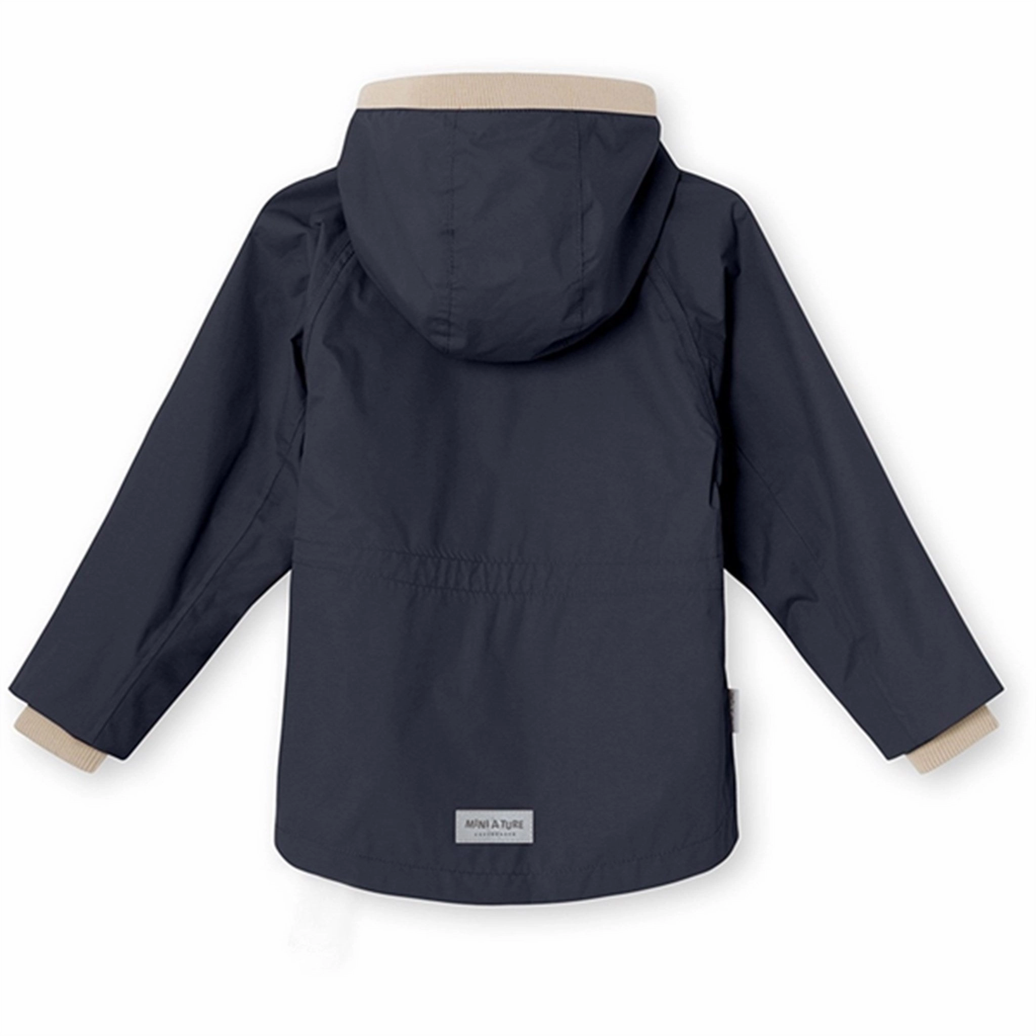Quilted Insulation MINI A TURE Vito Spring Anorak w/Fleece Lining Ombre Blue
