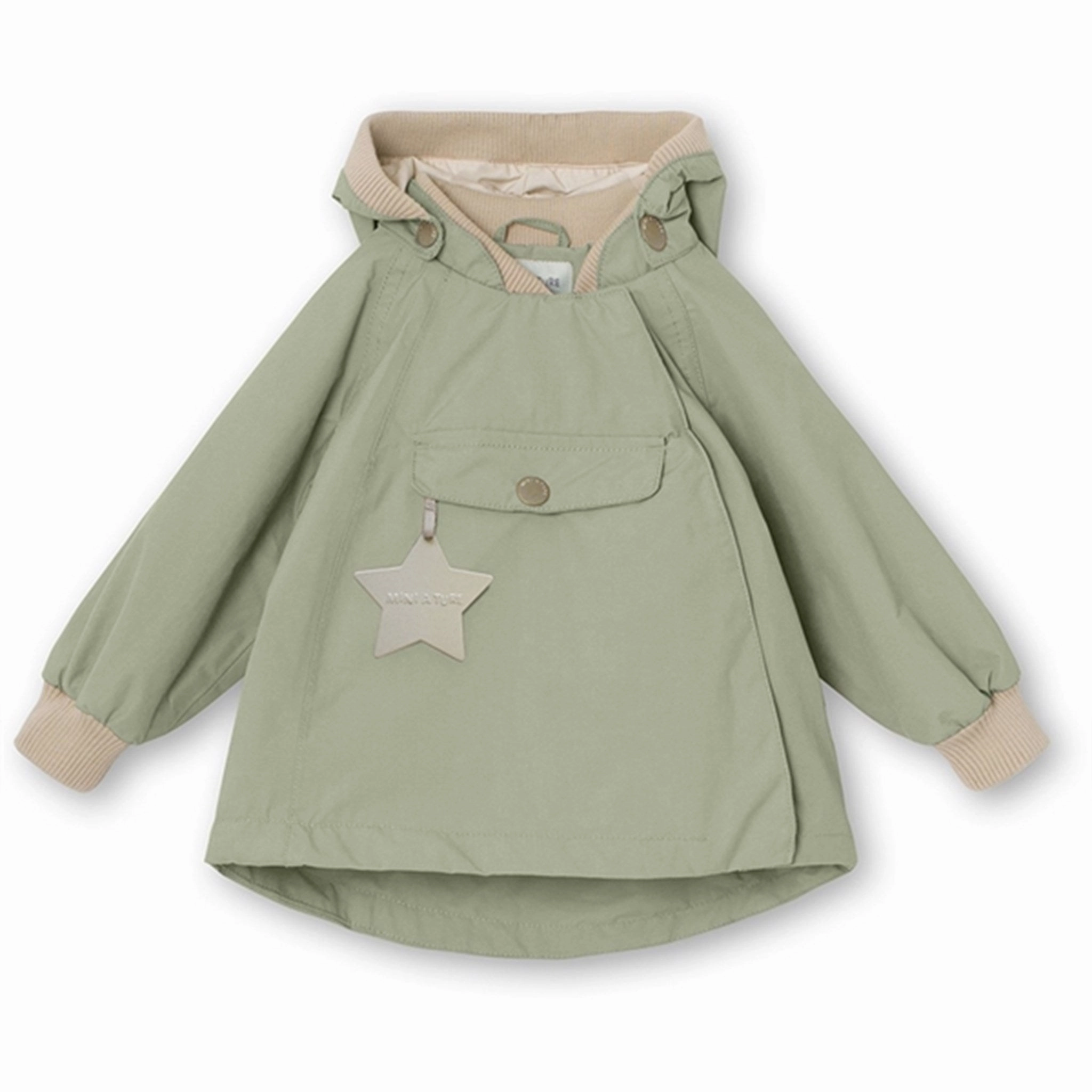 Versatile Layering Options AbrasionResistant MINI A TURE Wai Spring Jacket Desert Sage