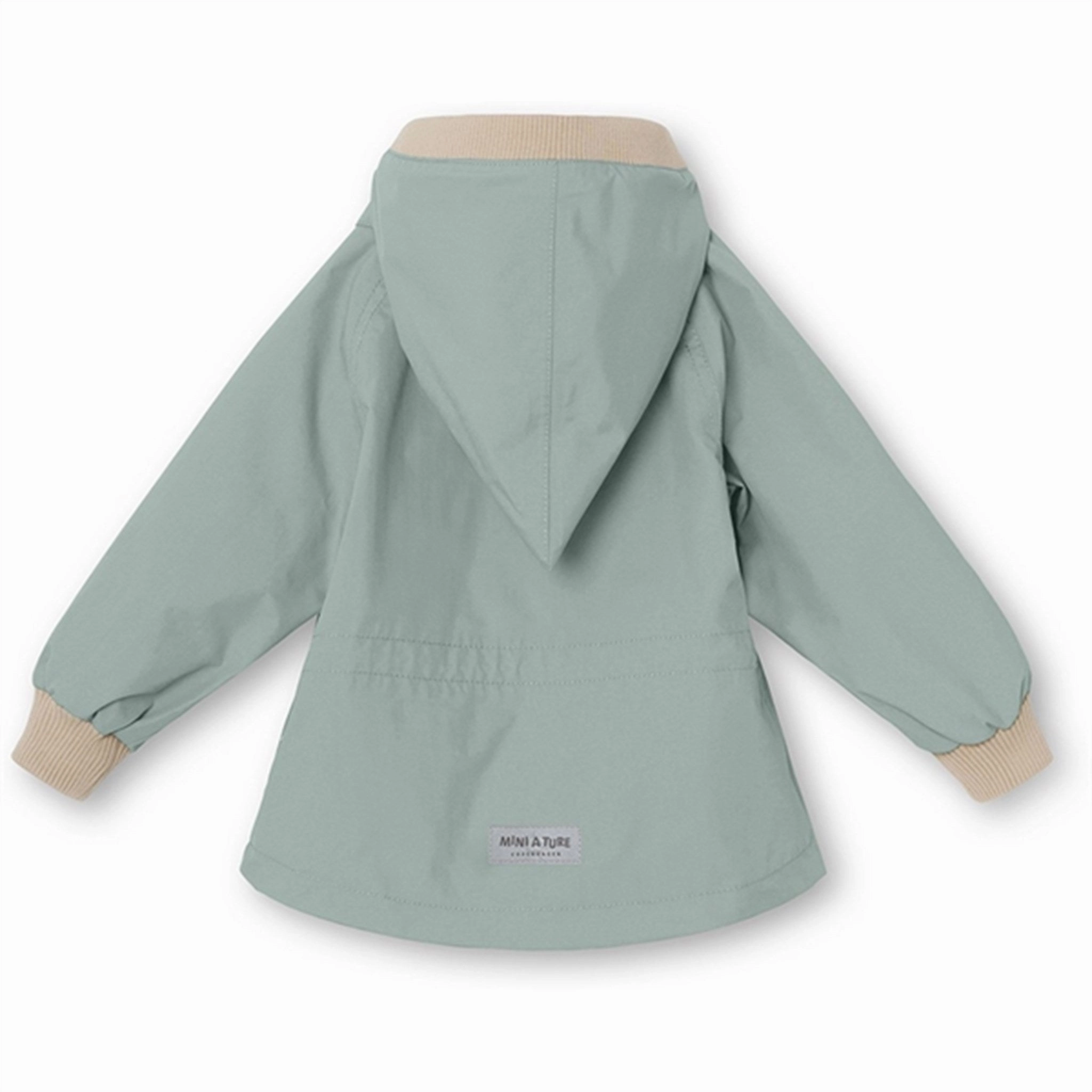 MINI A TURE Wai Spring Jacket Gray Mist Everyday Comfort Fit Contrast Stitch