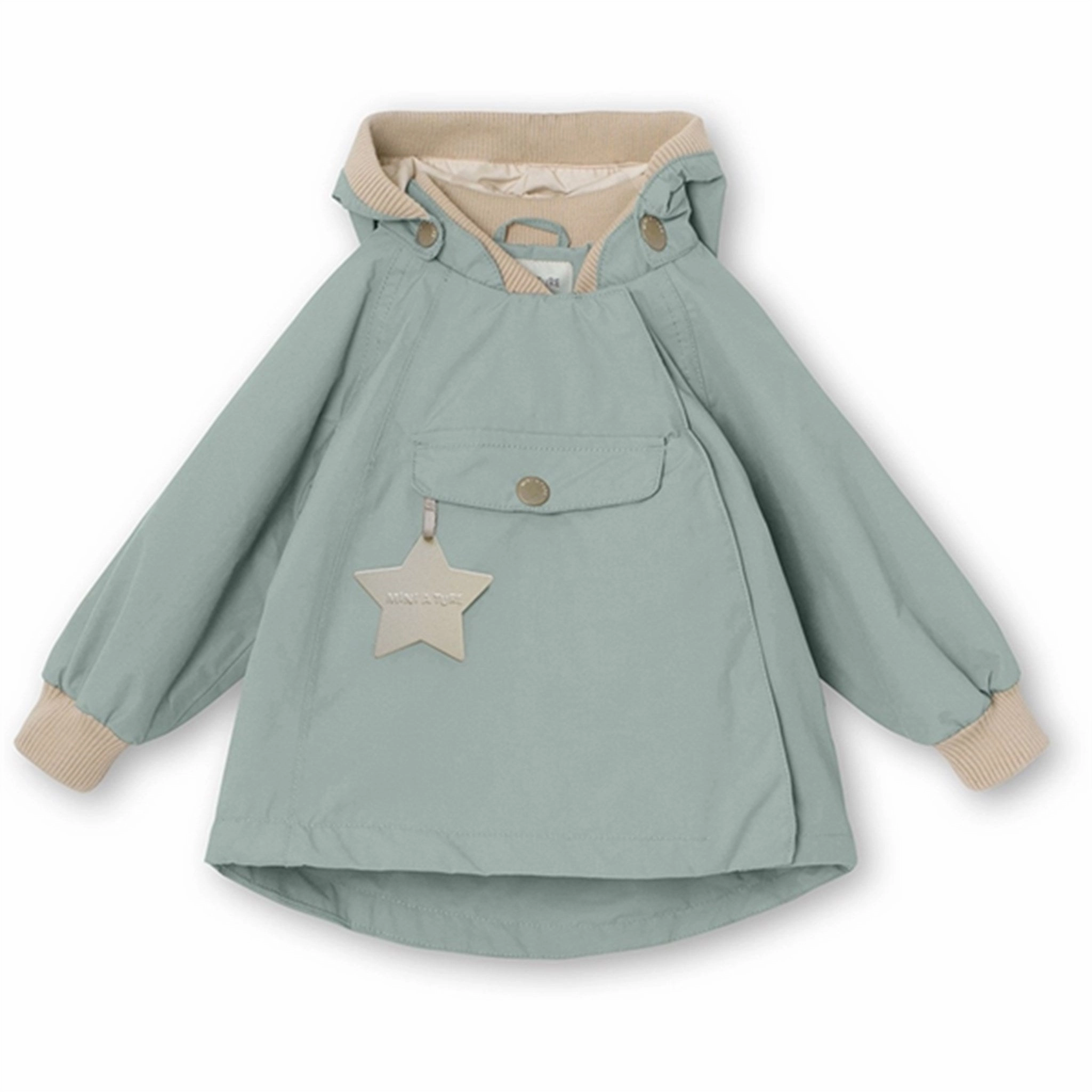 MINI A TURE Wai Spring Jacket Gray Mist Effortless Look
