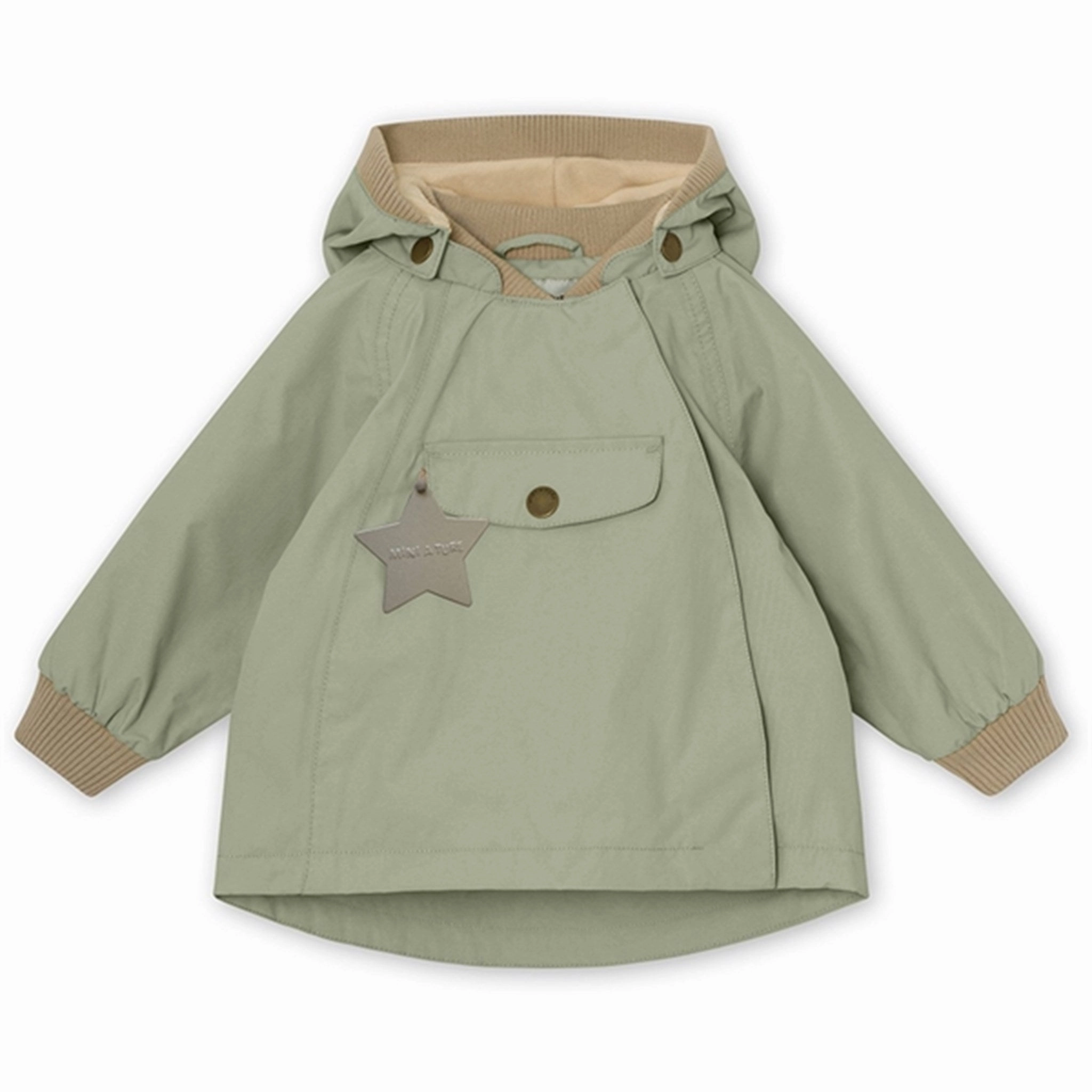 MINI A TURE Wai Spring Jacket w/Fleece Lining Desert Sage Quilted Pattern Elegant Evening