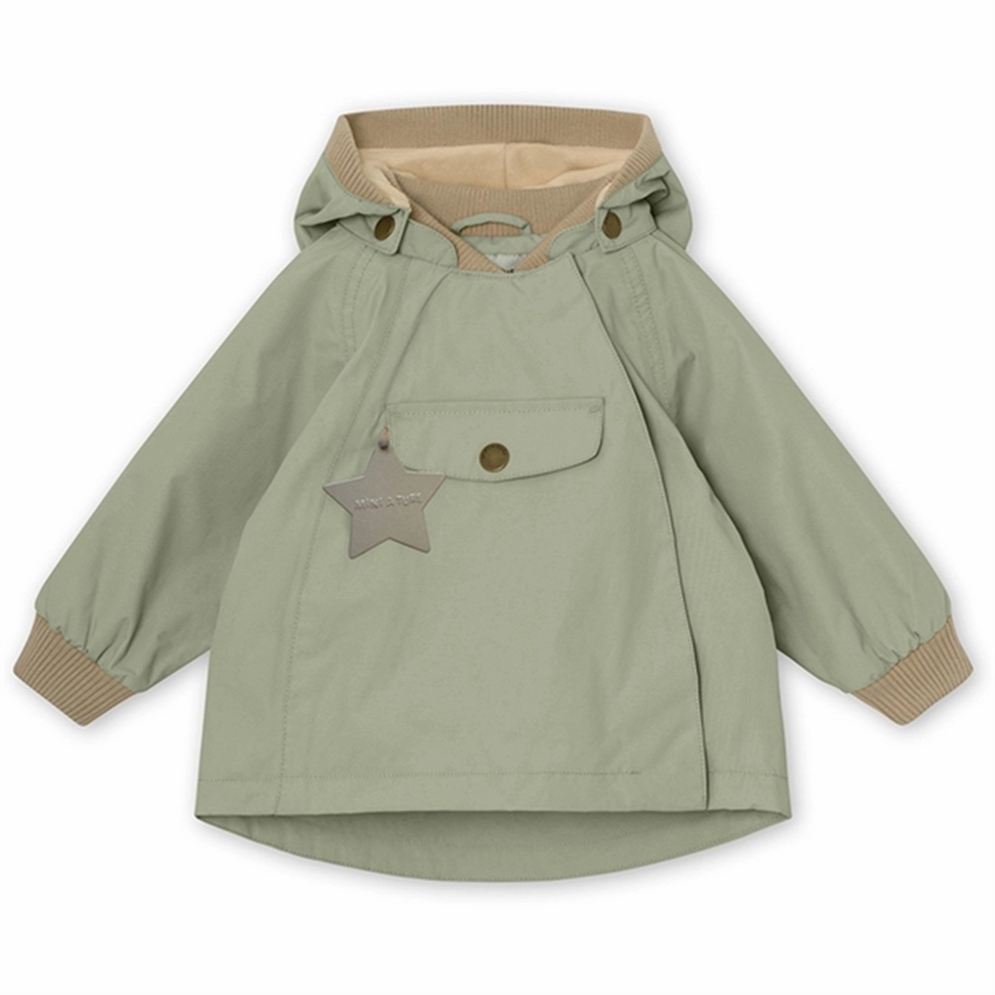 Stretchable Fabric MINI A TURE Wai Spring Jacket w/Fleece Lining Desert Sage