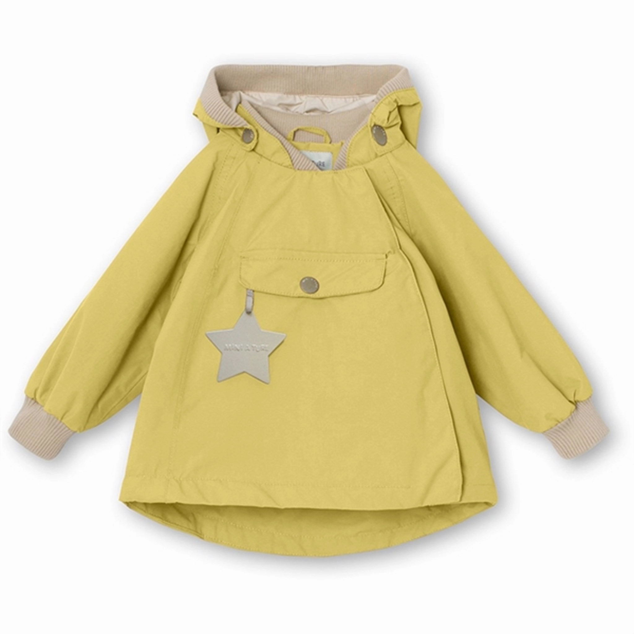 MultiPocket Configuration MINI A TURE Wai Spring Jacket w/Fleece Lining Dusky Citron