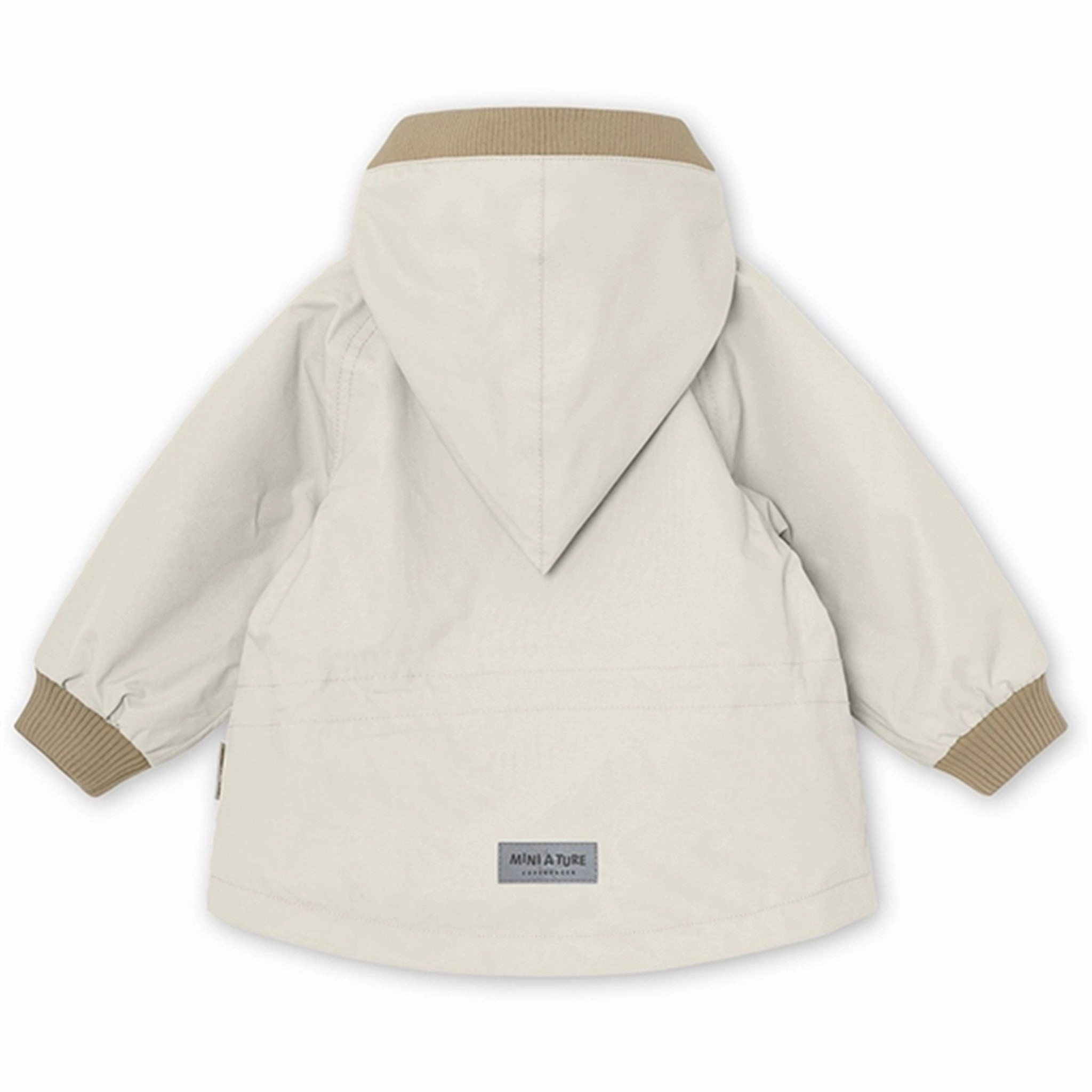 Compressed Packing Design Reversible Dual Layer MINI A TURE Wai Spring Jacket w/Fleece Lining White Swan