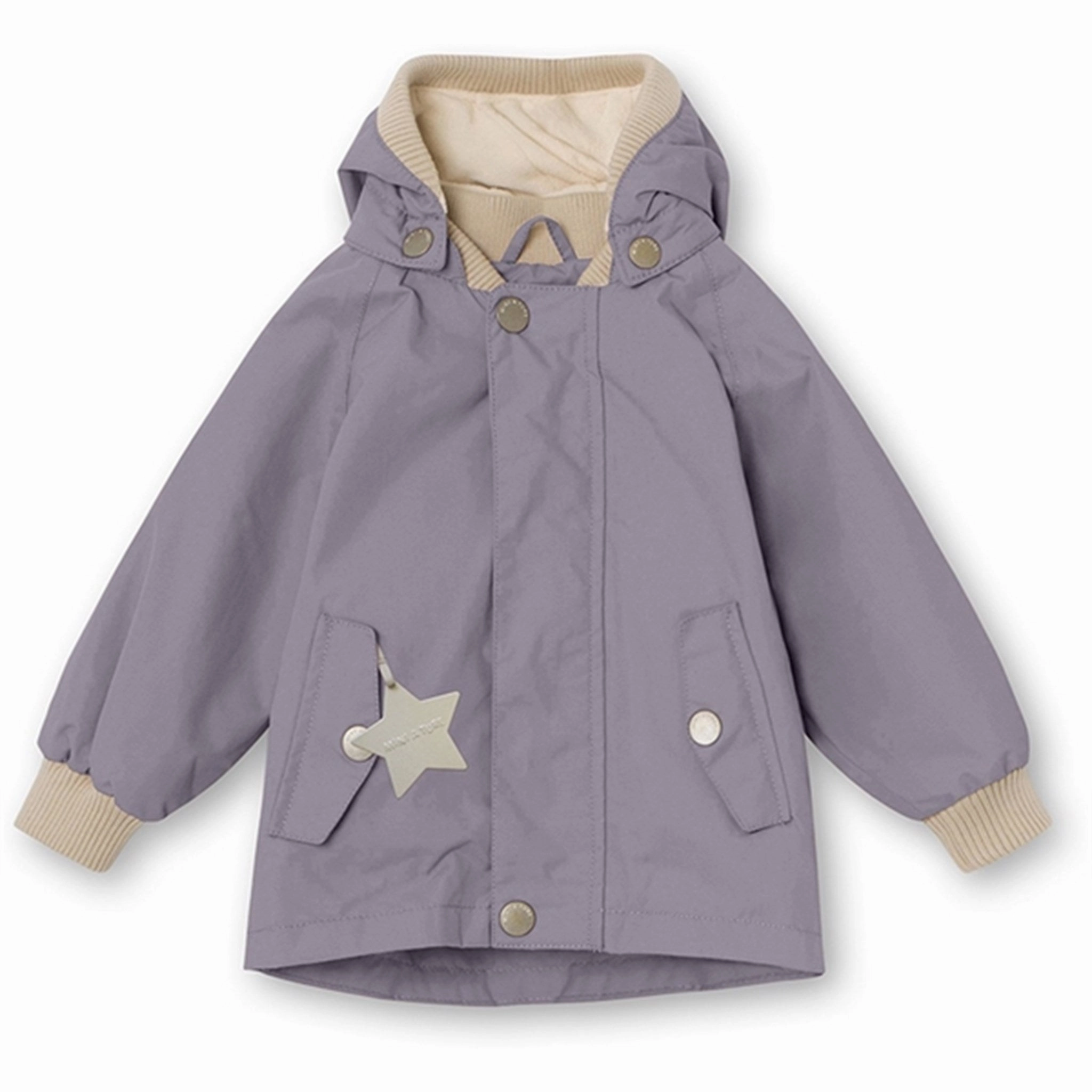 Heat Reflective Lining FleeceLined MINI A TURE Wally Spring Jacket w/Fleece Lining Minimal Lilac