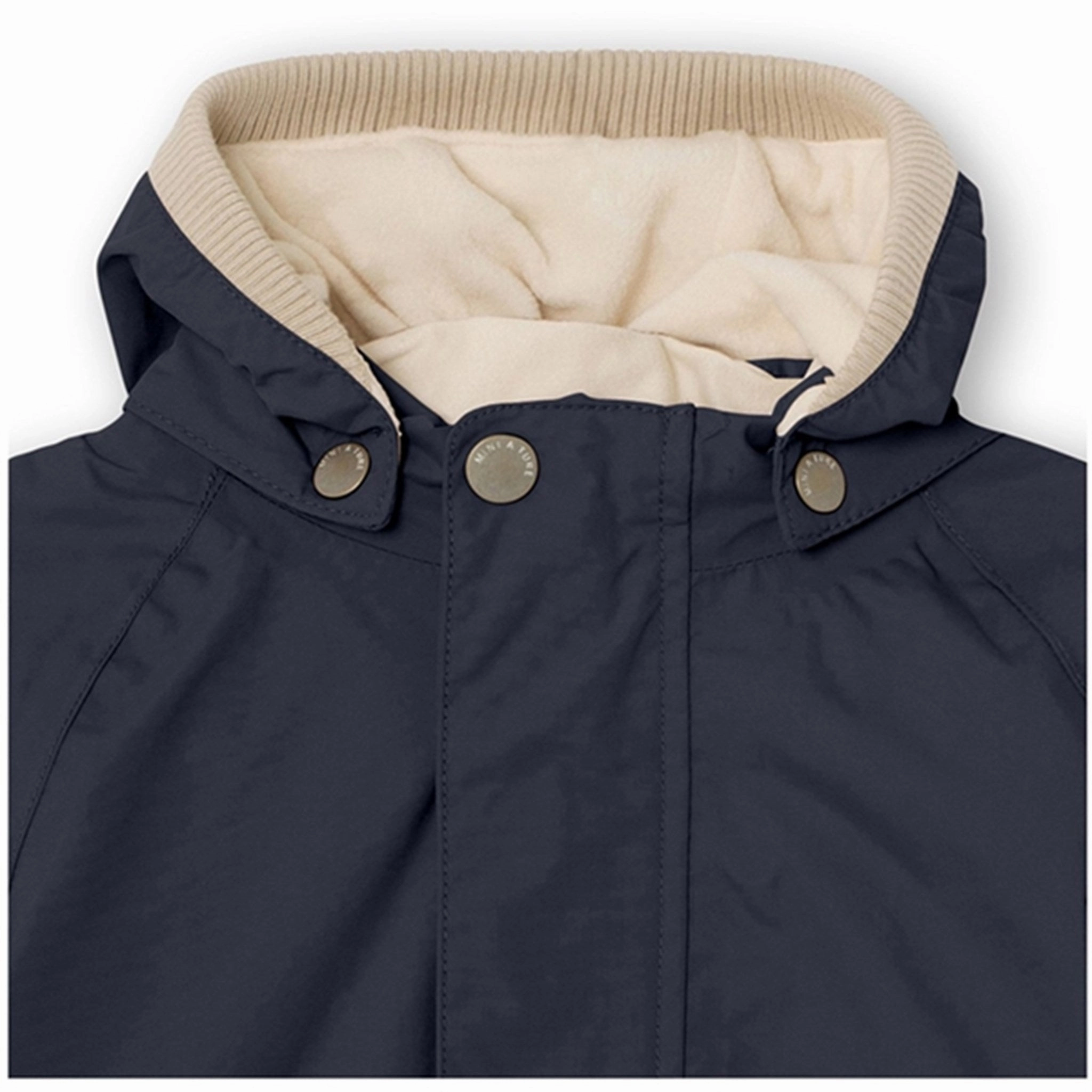 Windproof Inner Layer Multi Pocket Design MINI A TURE Wally Spring Jacket w/Fleece Lining Ombre Blue