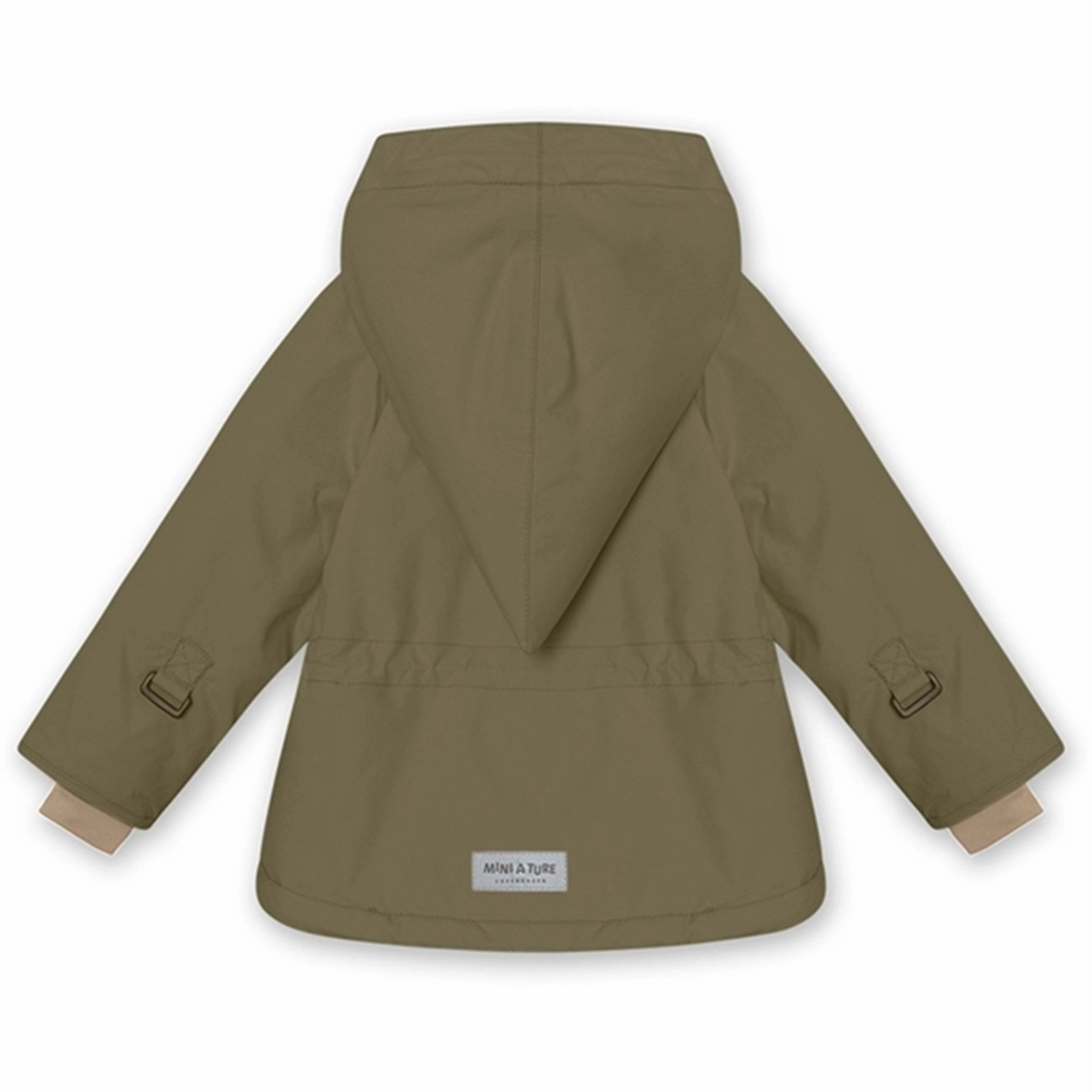 MINI A TURE Wang Fleece Winter Jacket Capers Green Tailored Cut Style