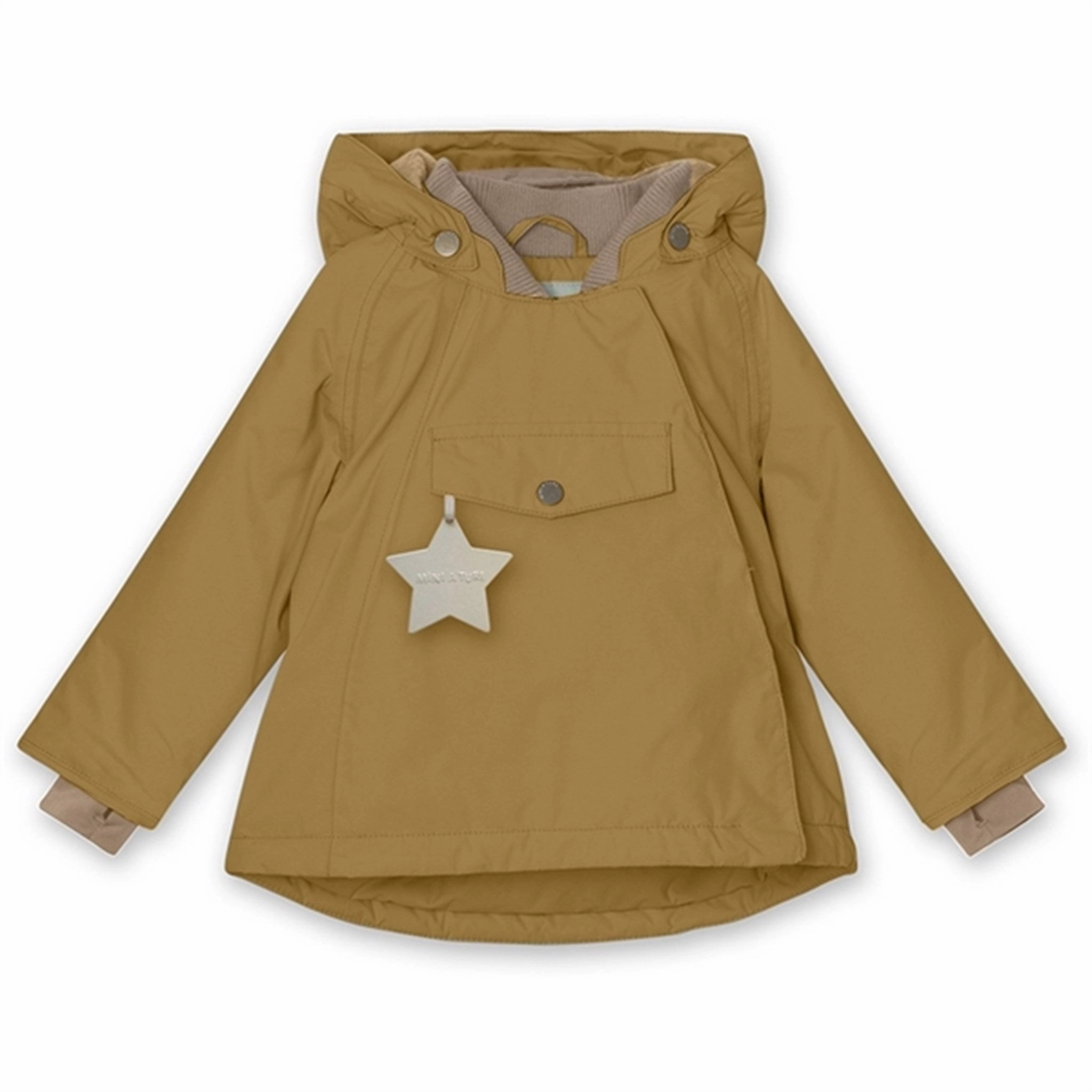MINI A TURE Wang Fleece Winter Jacket Medal Bronze Temperature Regulating Lining Sun Protection Fabric