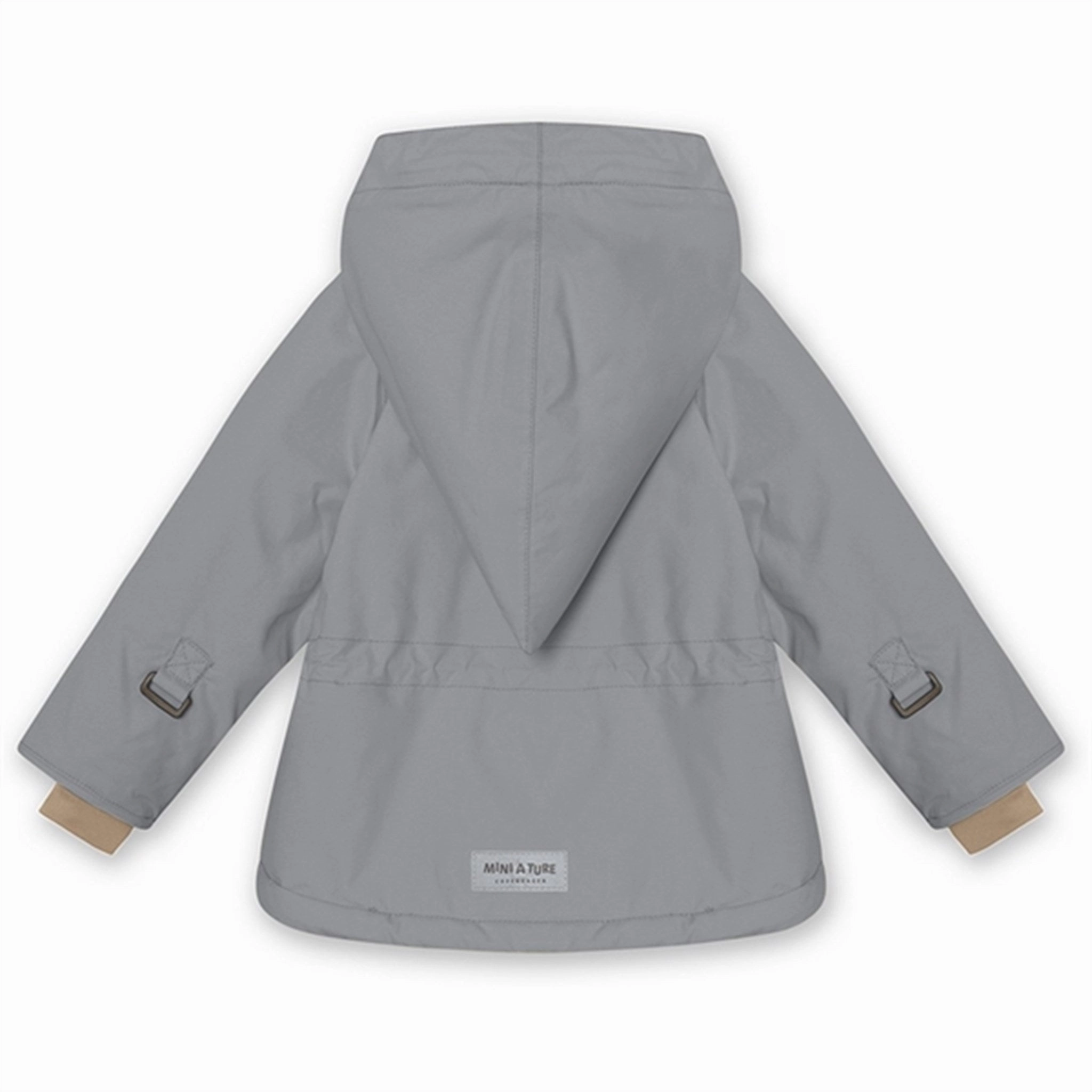 MINI A TURE Wang Fleece Winter Jacket Monument Blue Wind Shield Glow In Dark Trims