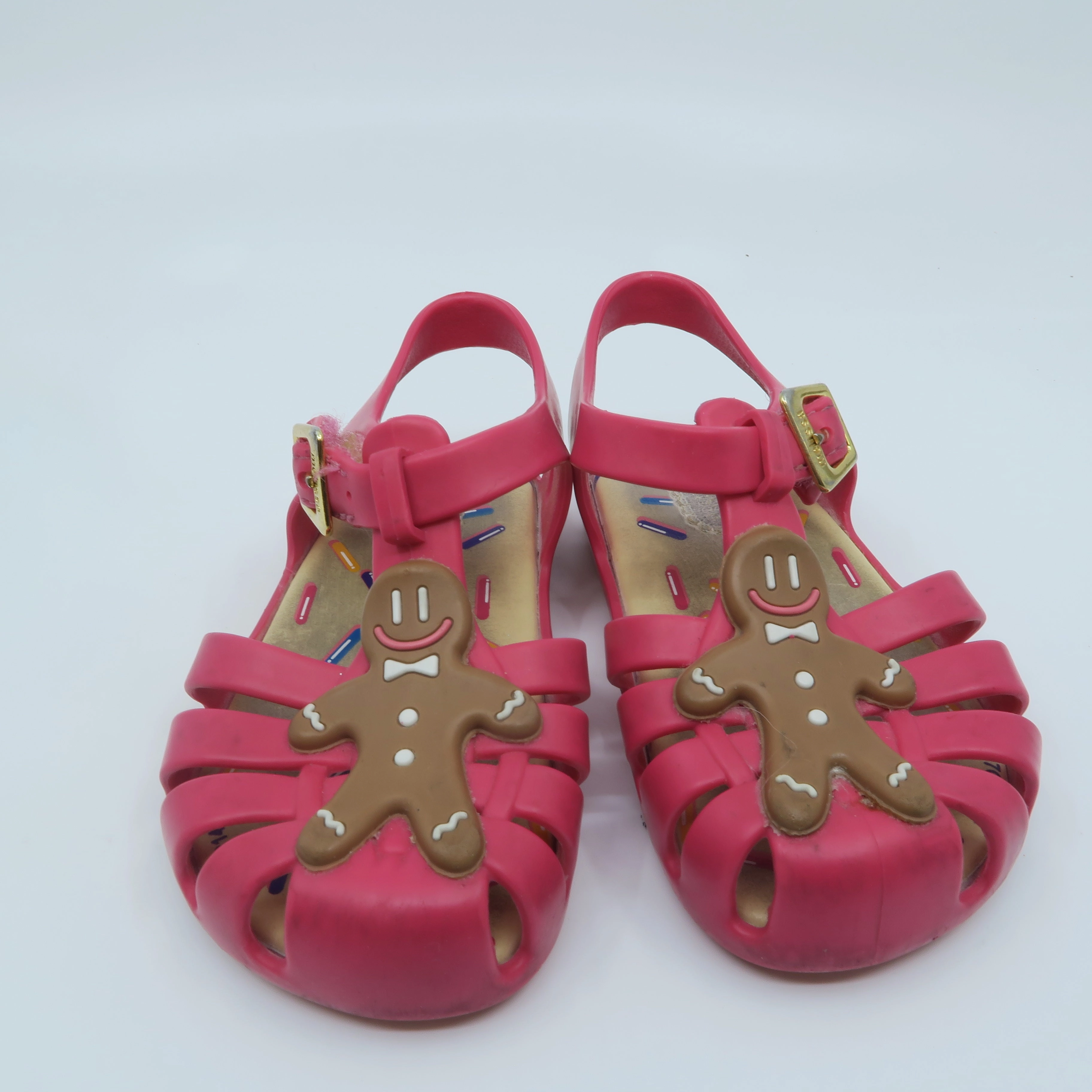 Mini Melissa Girls Pink Sandals SoftSole