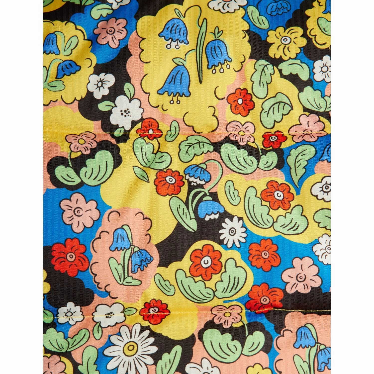 All Purpose Outerwear Mini Rodini Multi Flowers AOP Citypuffer