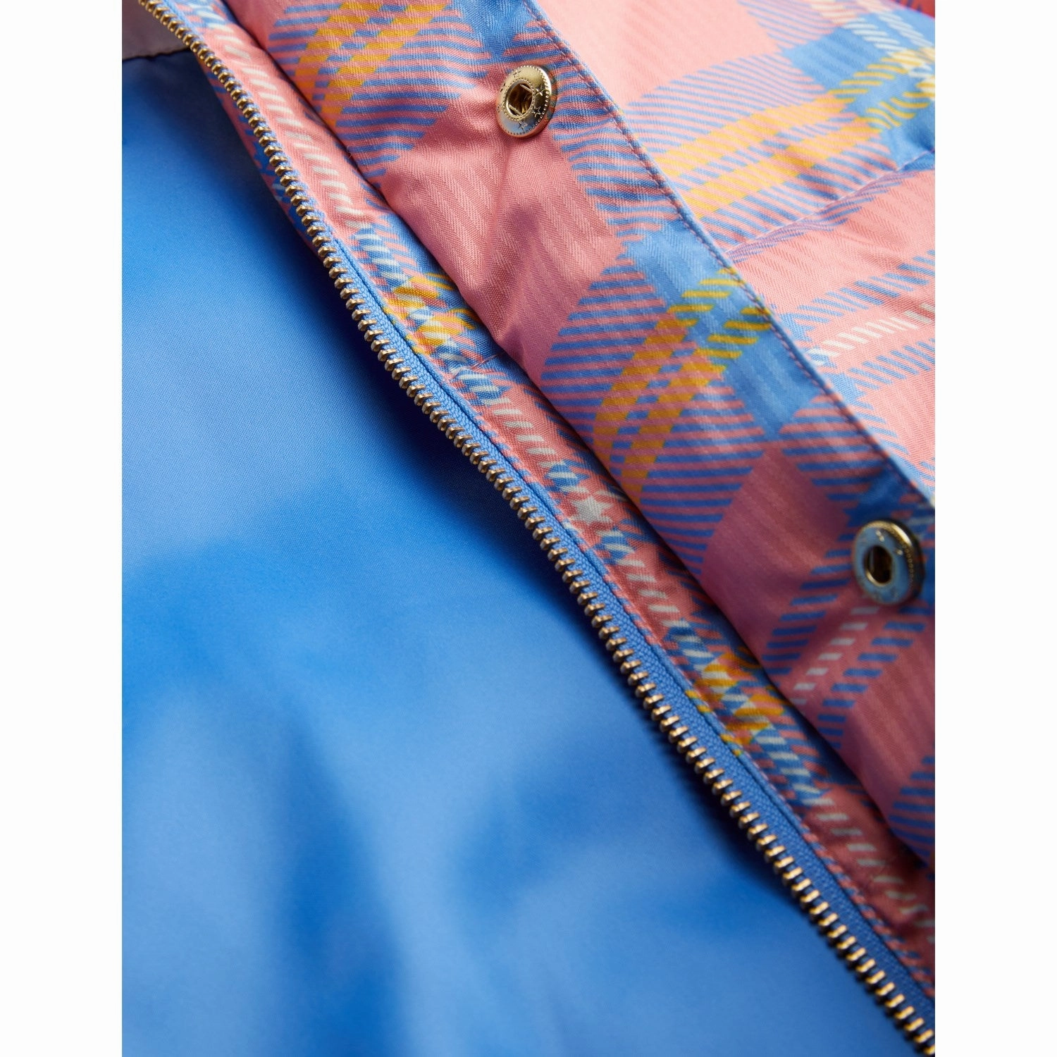 Taped Edges Simple Comfort Mini Rodini Pink Check Aop City Puffer Jacket