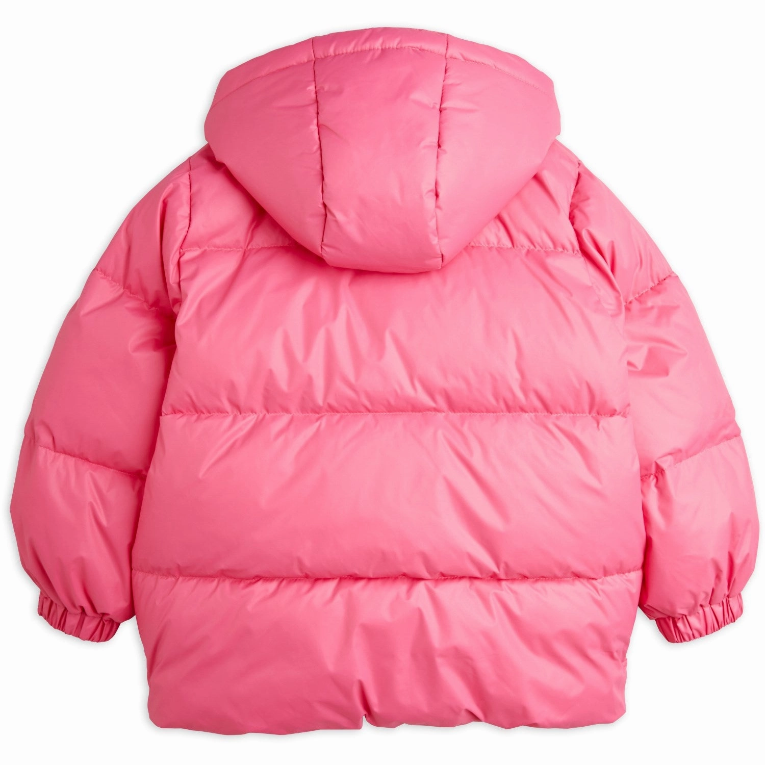 Mini Rodini Pink Heavy Hooded Puffer Jacket Weather Adaptive Ventilation