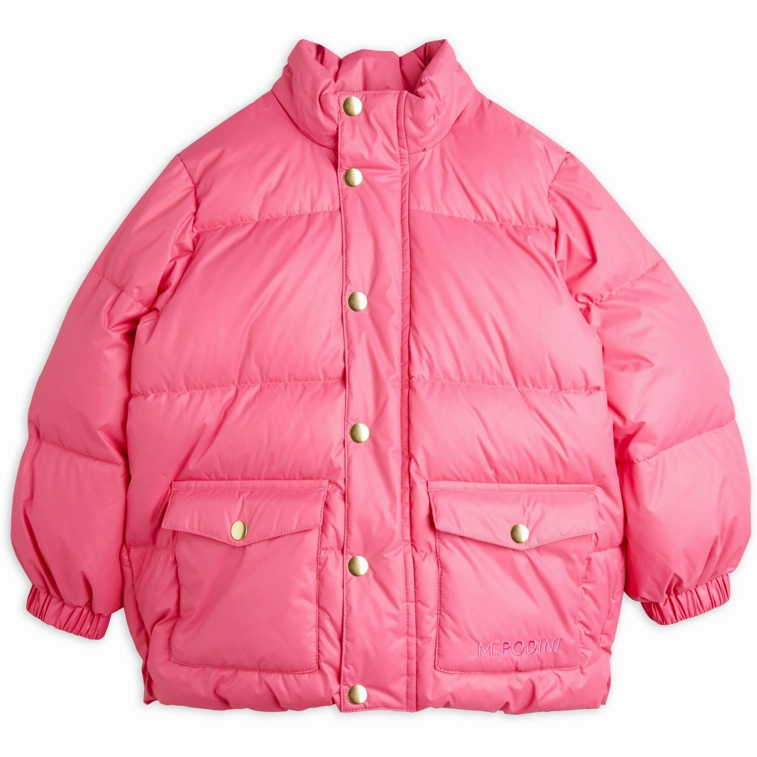 Mini Rodini Pink Heavy Hooded Puffer Jacket Advanced Insulation