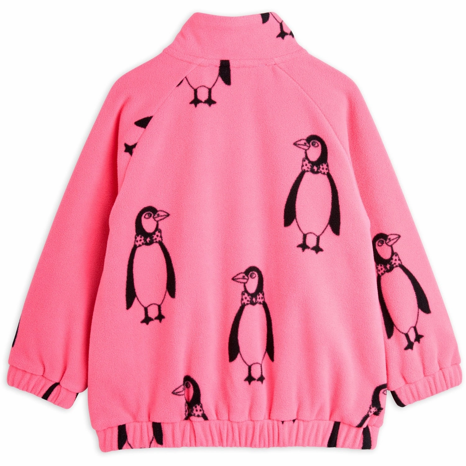 Dry Fast Mini Rodini Pink Penguin Fleece Jacket