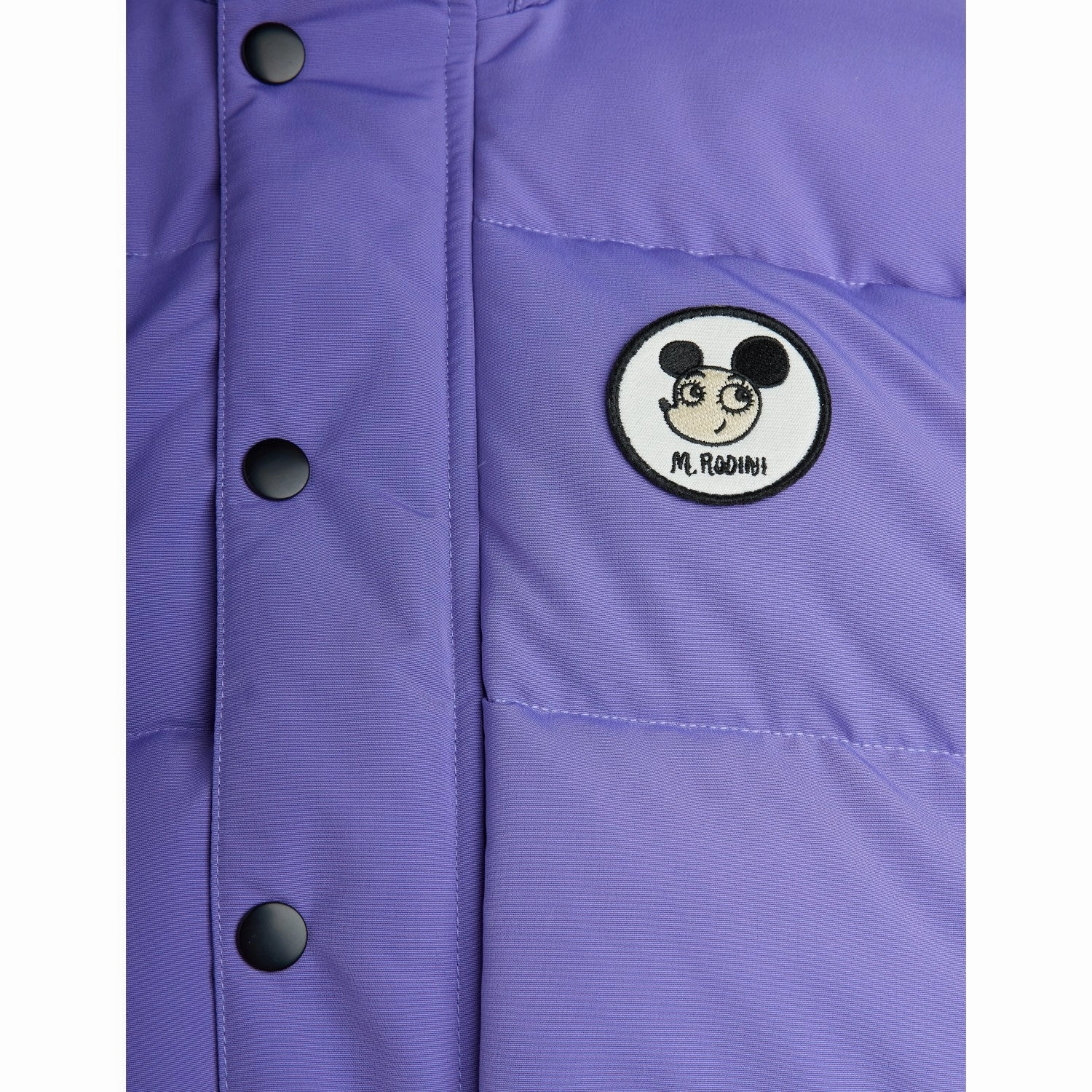 Mini Rodini Purple Ritzratz Patch Puffer Outdoor Trip Non Irritating Edging
