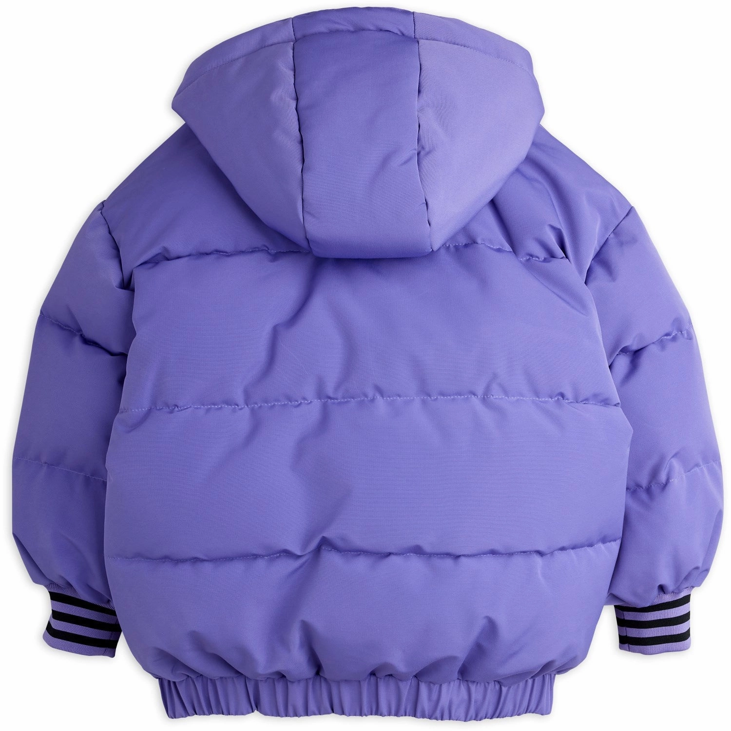 Mini Rodini Purple Ritzratz Patch Puffer Multipurpose Layering Low Profile Collar Design