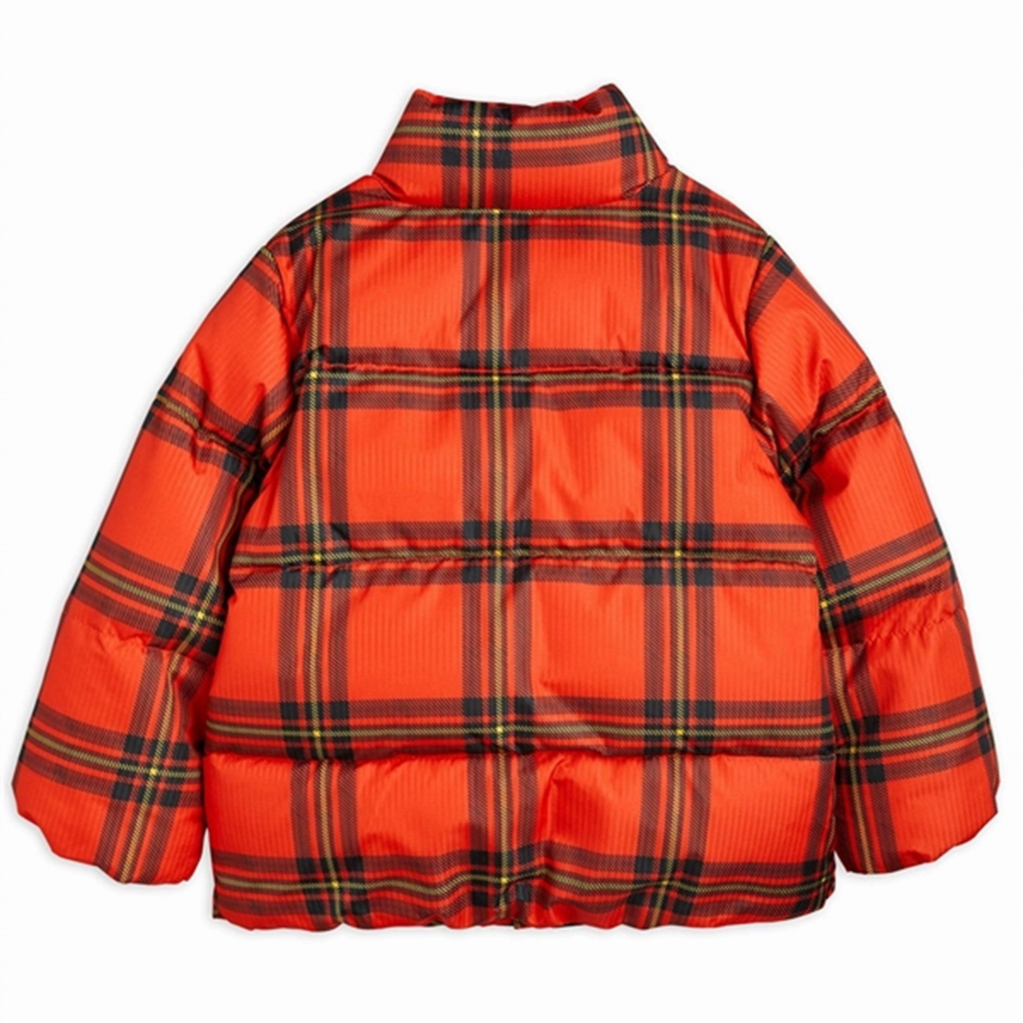 Mini Rodini Red Check Puffer Jacket AbrasionResistantSurface