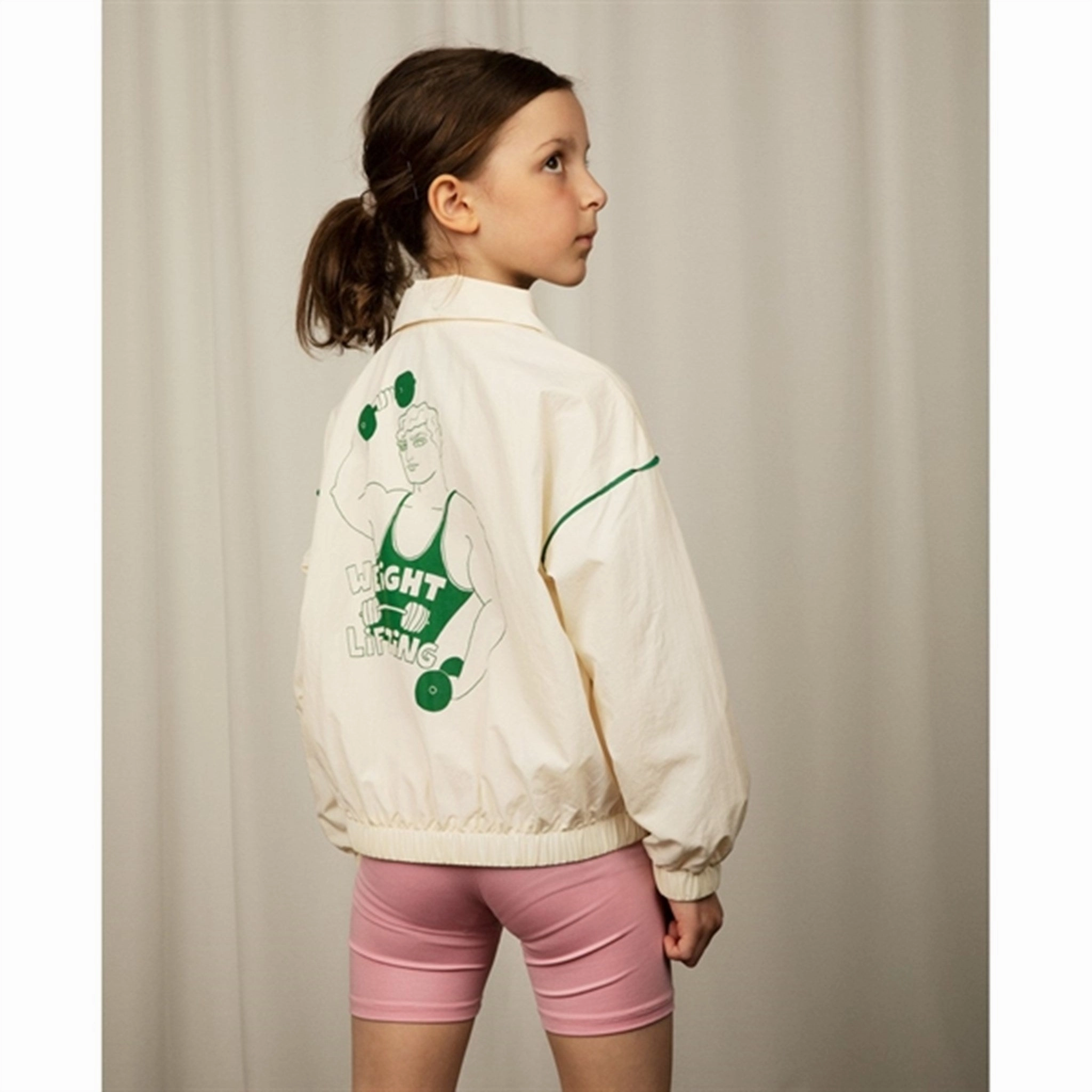 Transitional Look Day Hike Style Mini Rodini Weight Lifting Sp Jacket Offwhite