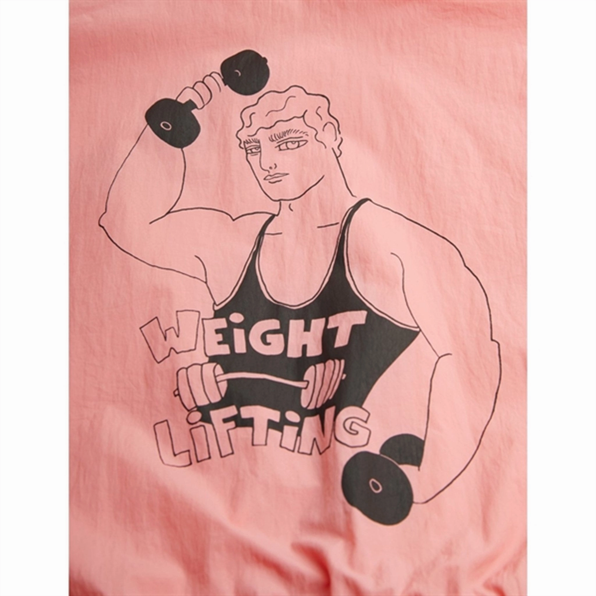Mini Rodini Weight Lifting Sp Jacket Pink TearResistantFabric Lifestyle Wear