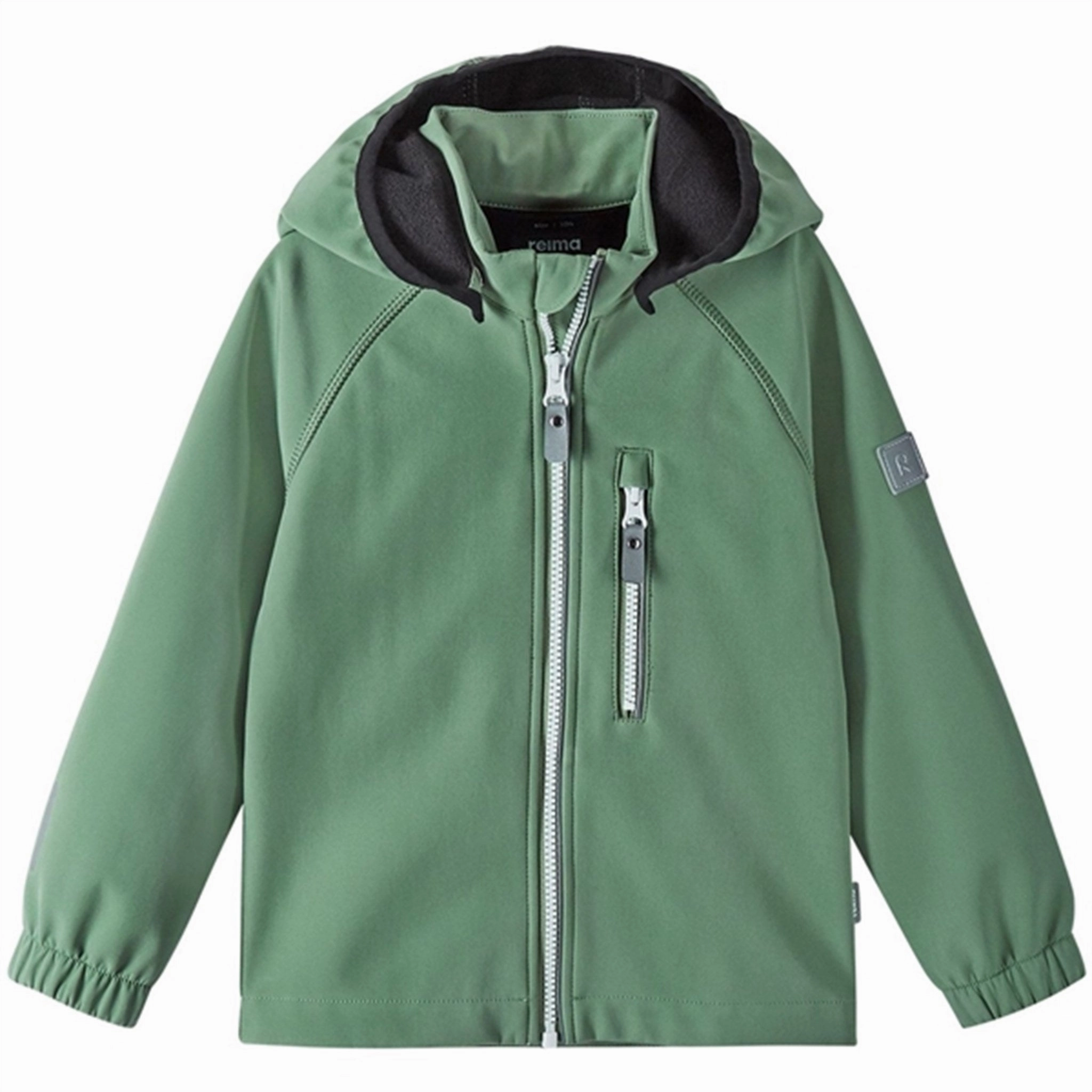 Modern Minimal Minimal Travel Look Reima Softshell Jacket Vantti Green Clay