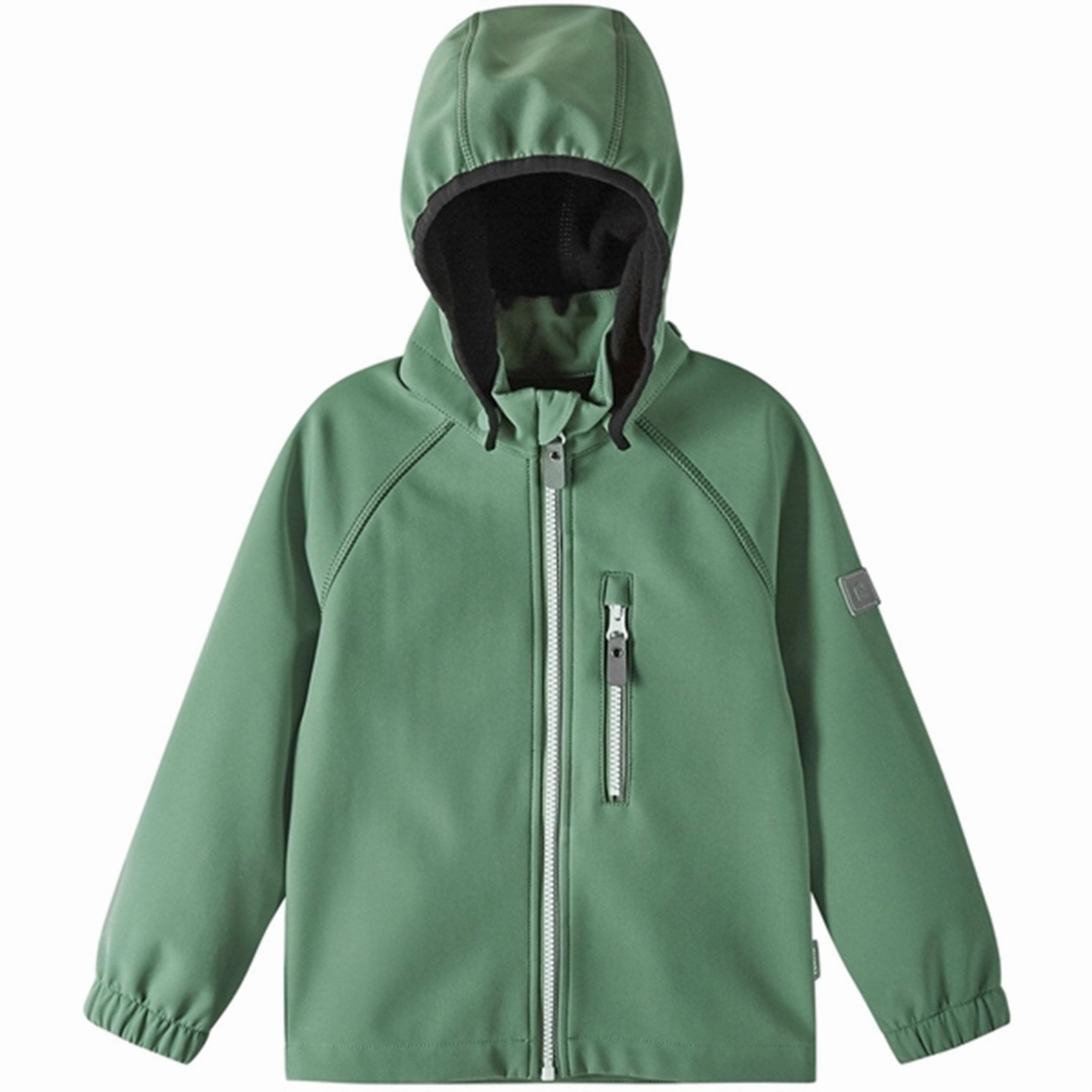 TemperatureRegulating Fabric Water Resistant Shell Reima Softshell Jacket Vantti Green Clay