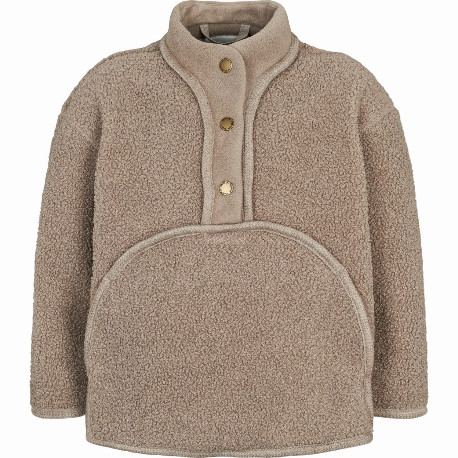 Basic Essential Layer Lined Pockets MarMar Bonded Teddy Sandy Shores Joy Fleece Jacket
