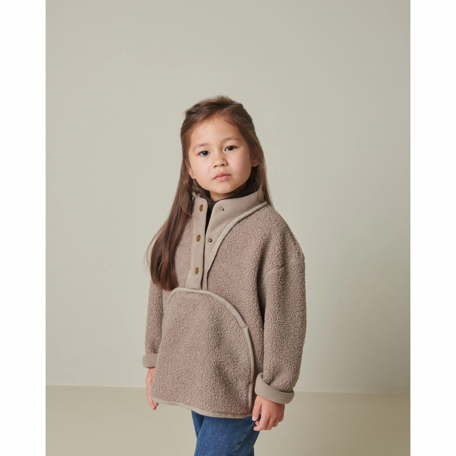Light Protection Ergonomic Silhouette MarMar Bonded Teddy Sandy Shores Joy Fleece Jacket