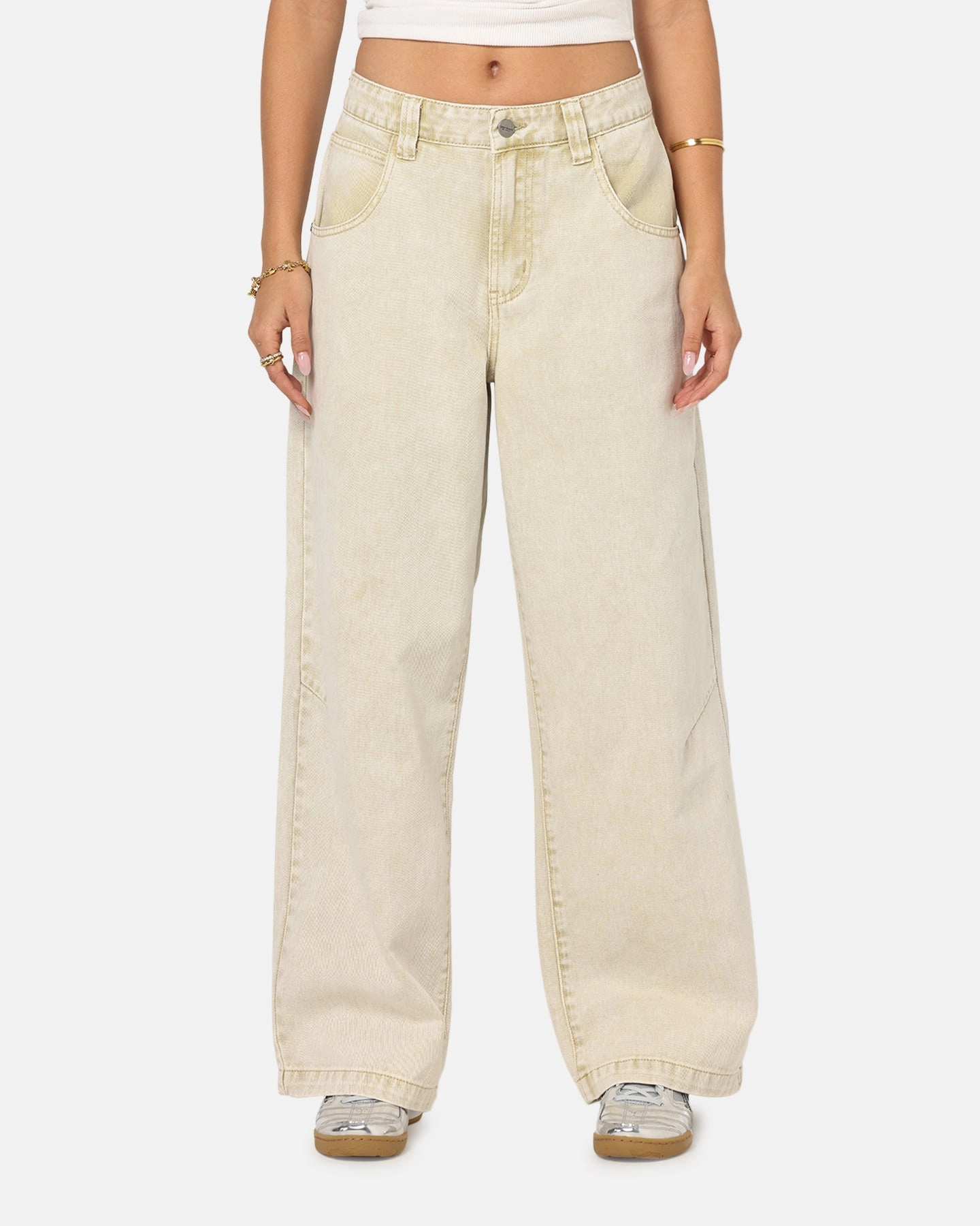 Saint Morta Amplus Jeans Dirty Blonde Low Bulk Design SecureZipperClosures
