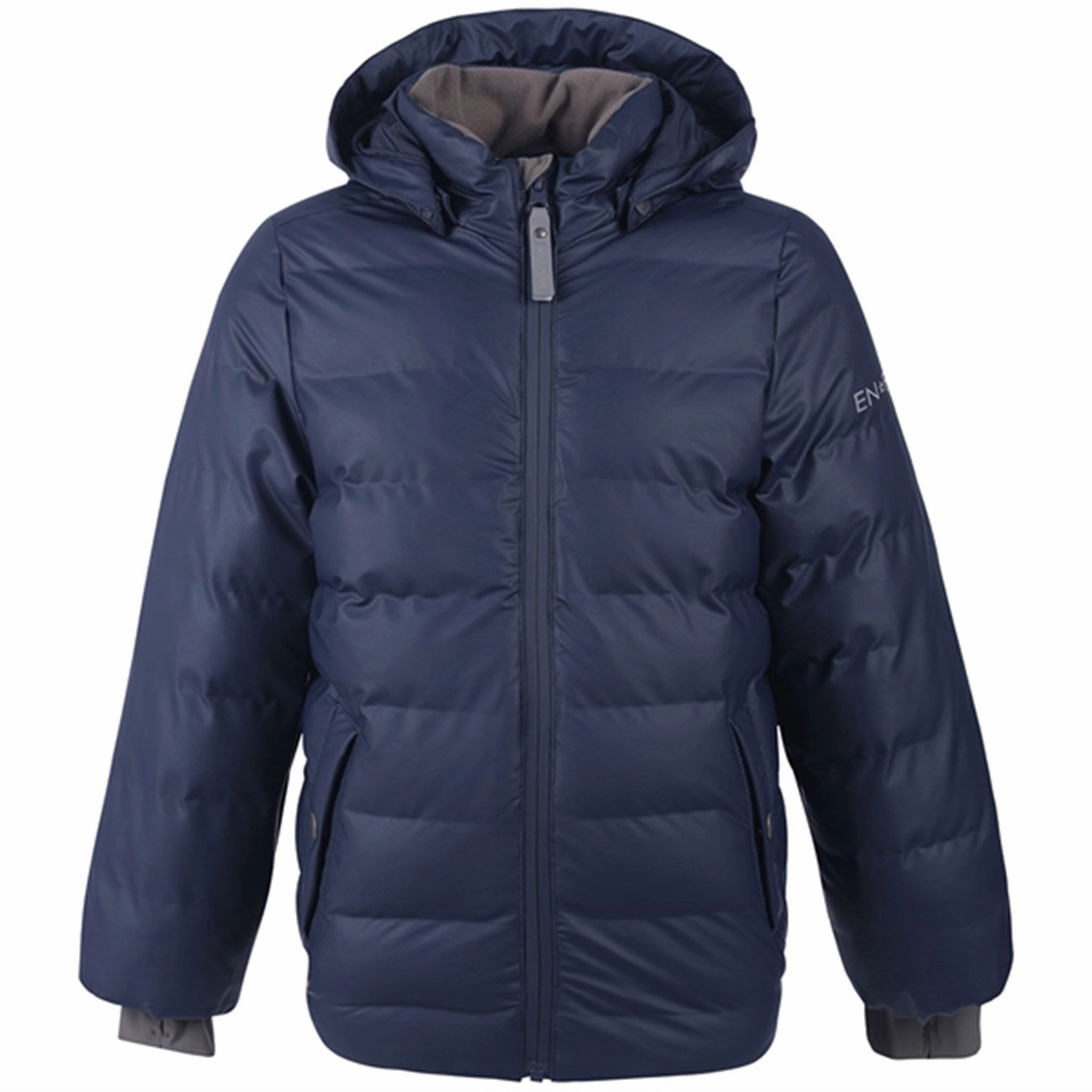 RibbedKnitCollar Anti Slip Interior En Fant Padded Jacket PU Parisian Night