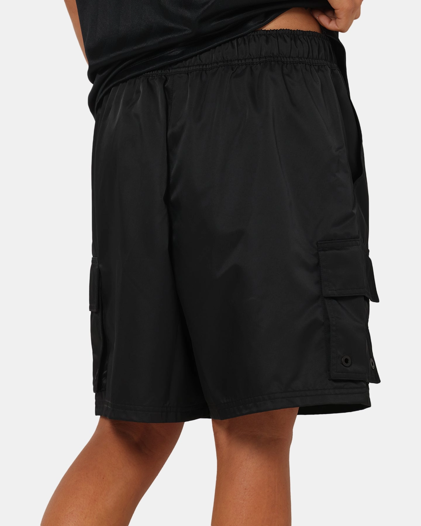 Jordan Brooklyn Cargo Shorts Black/Iron Grey Non Restrictive Fit