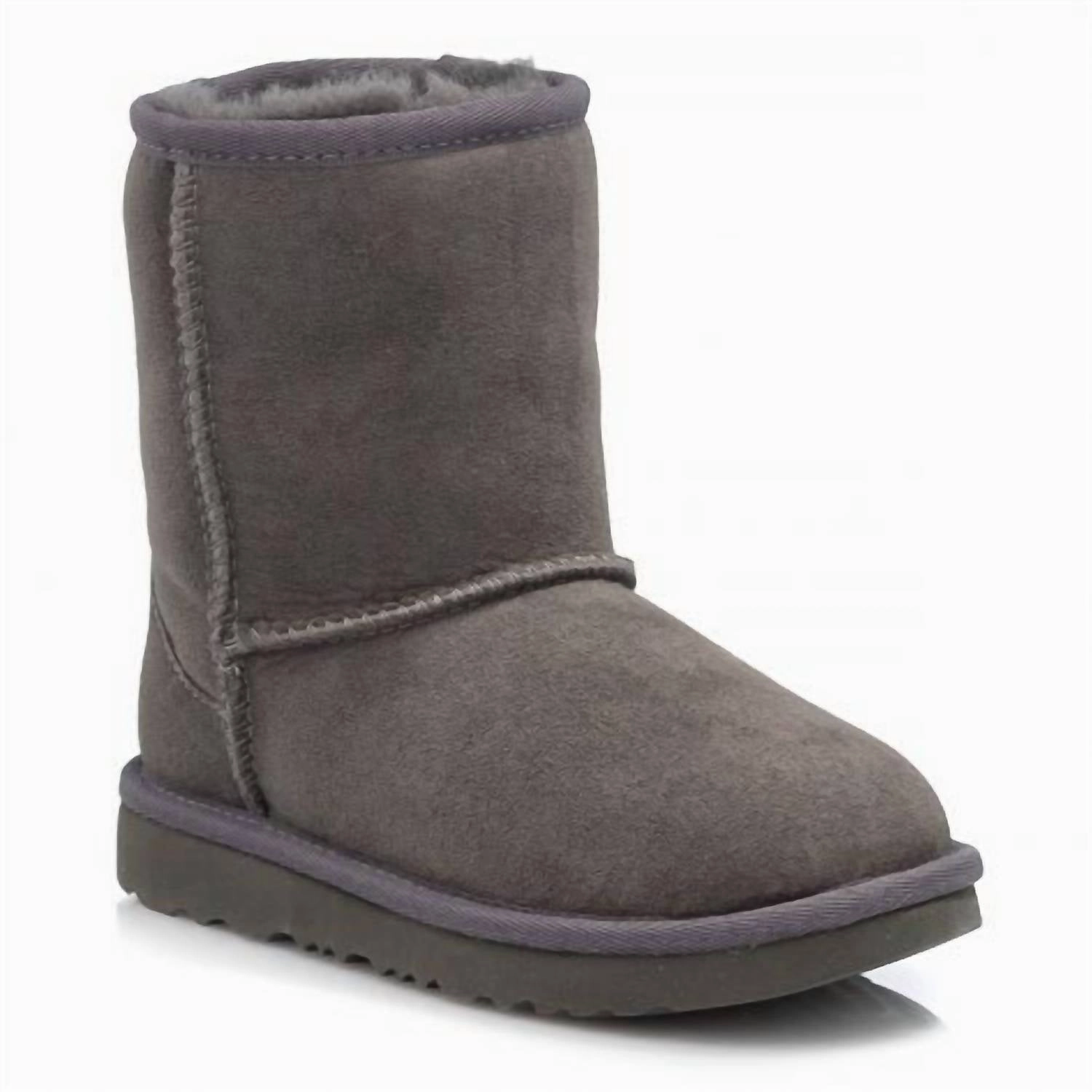Toddler Classic I! Boot In Grey Comfort Strapping Breathable Inner Lining