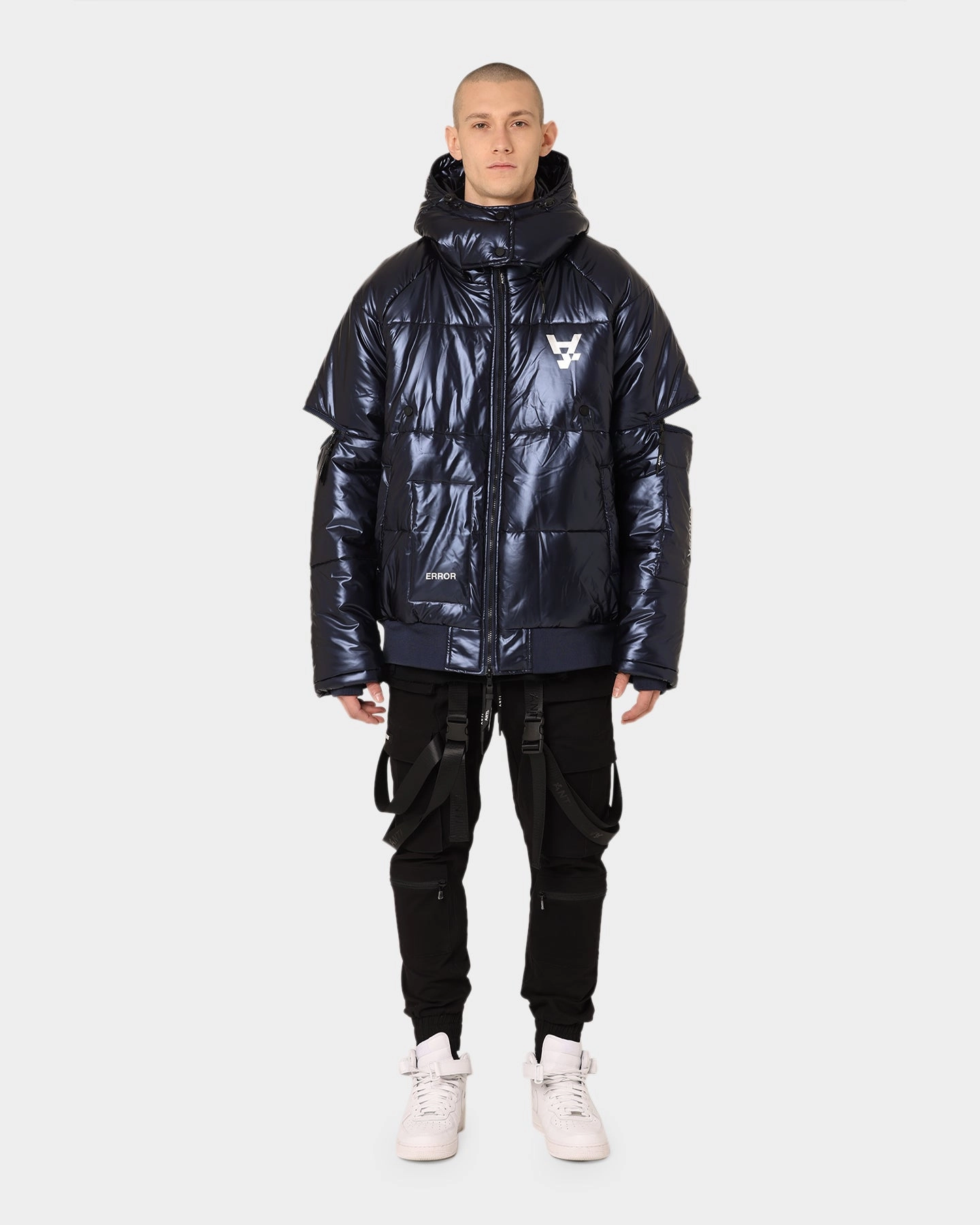 Denim Chain The Anti Order Anti Joy Technical Puffer Jacket Dark Navy