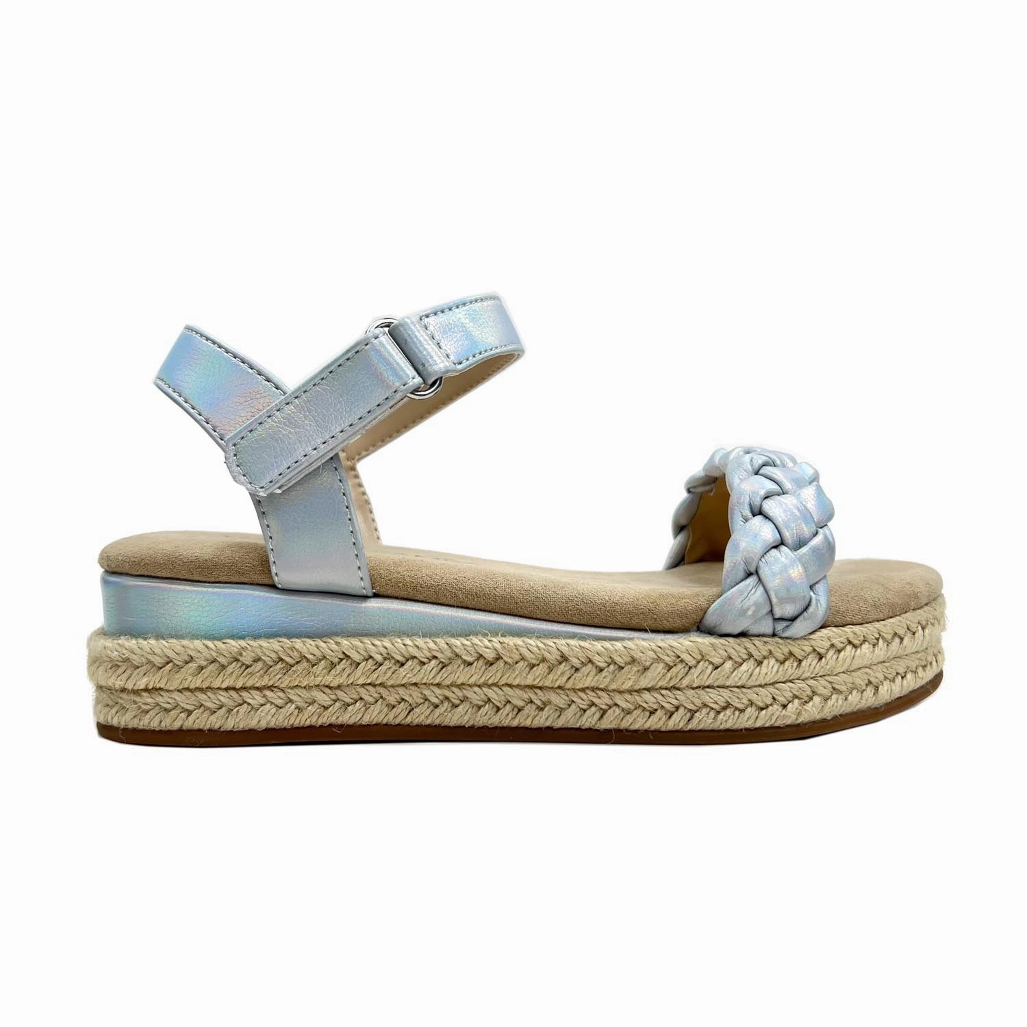 Miss April Wedge Sandal in Iridescent - Kids Jump Support Sneaker Exchanges
