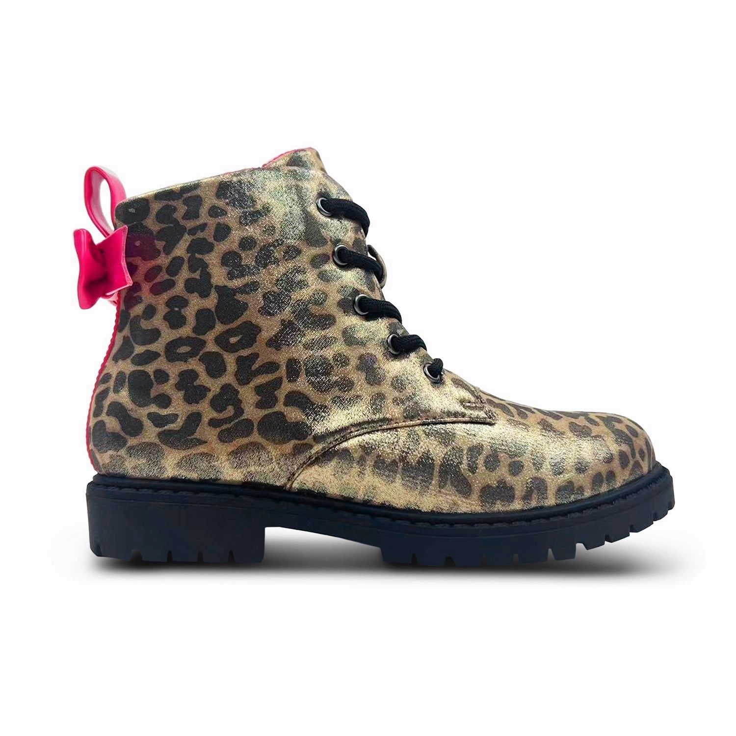 Miss Charlotte Boot in Leopard - Kids Comfortable Linings