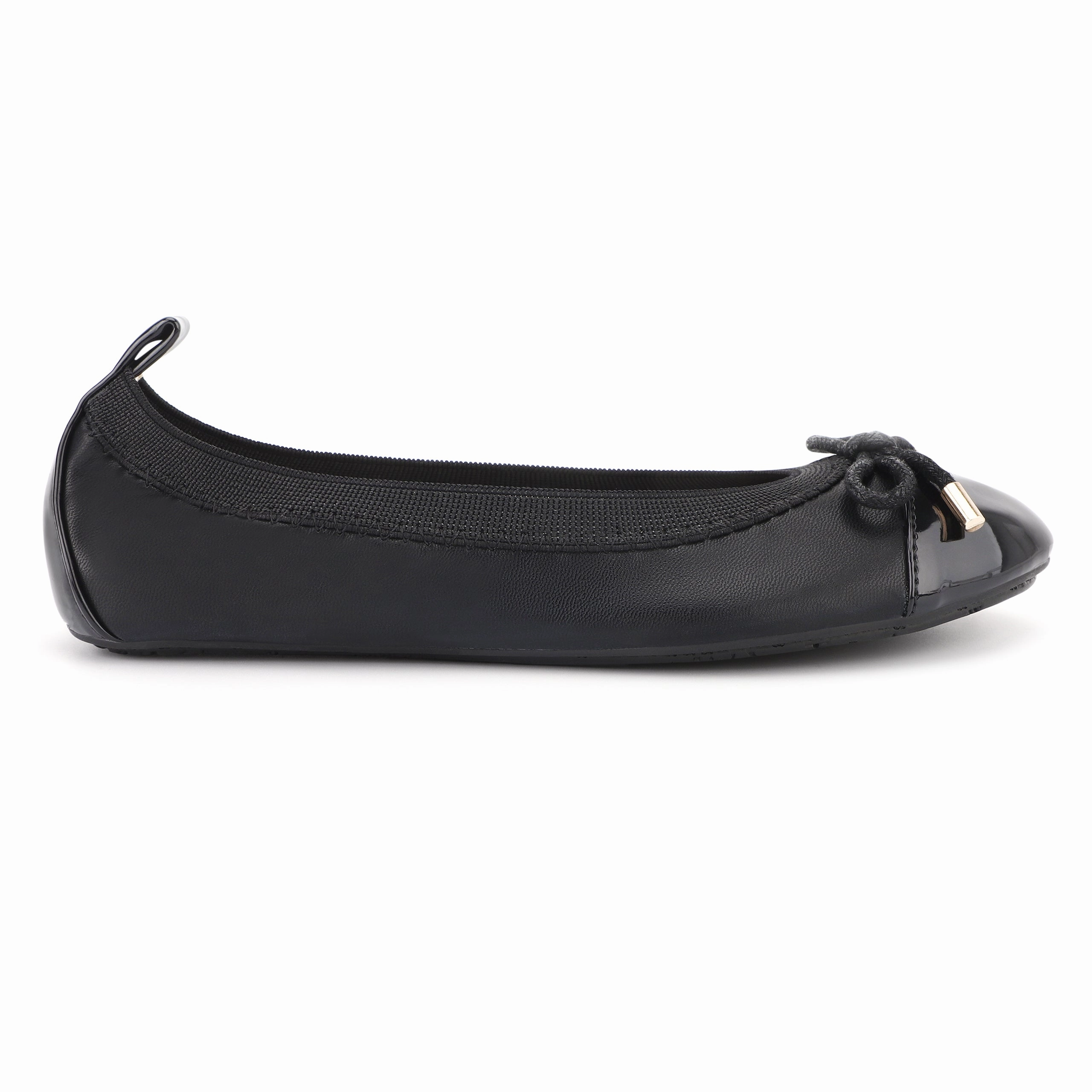 No Bulk Miss Samantha Ballet Flat in Black - Kids