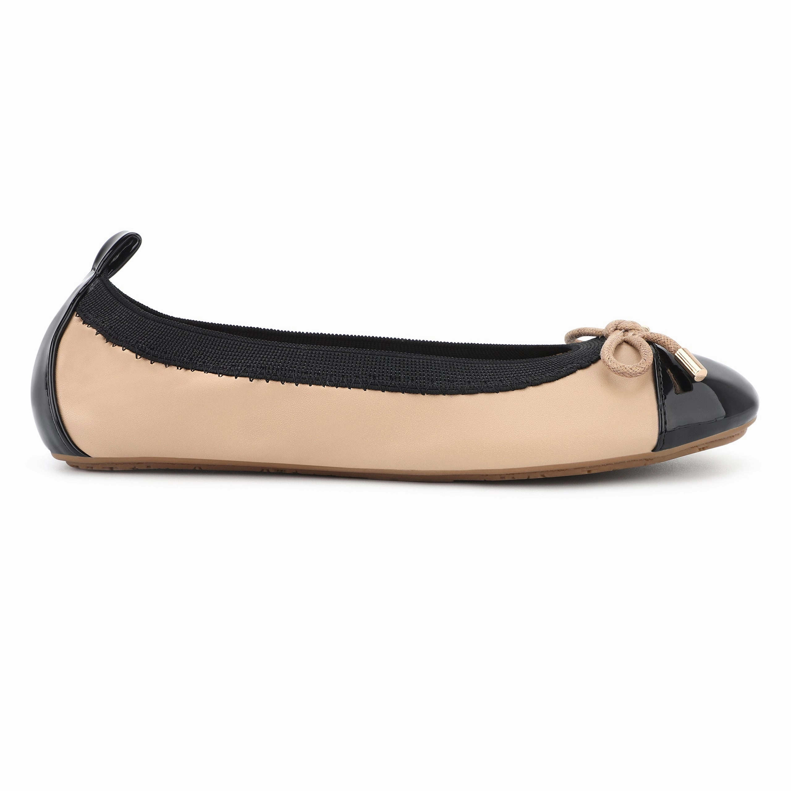 Miss Samantha Ballet Flat in Nude - Kids Breathable Inserts