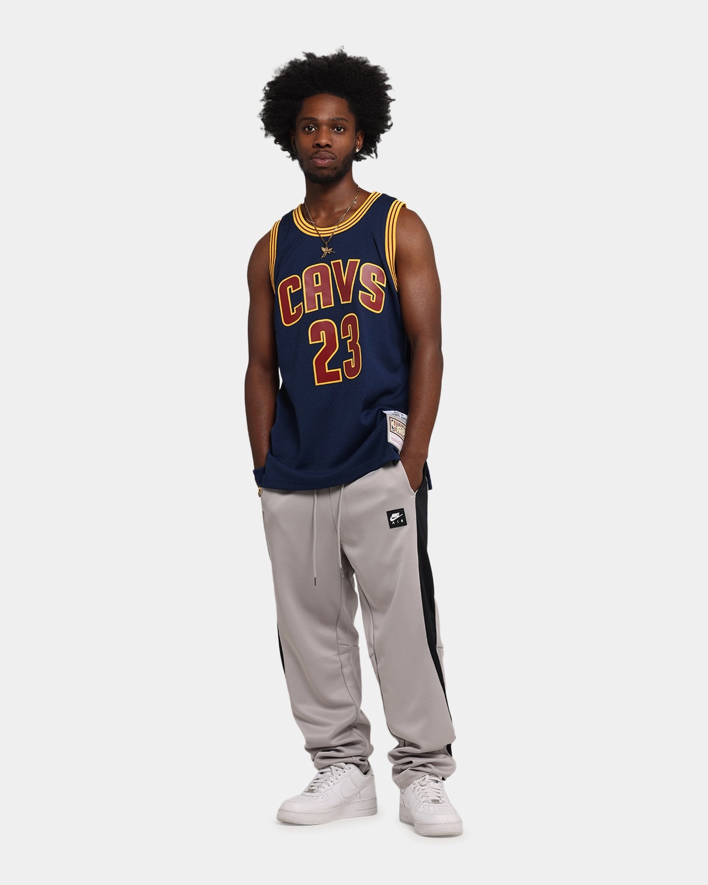 Mitchell & Ness Cleveland Cavaliers Lebron James Swing Jersey Blue Comfort-Based Gear